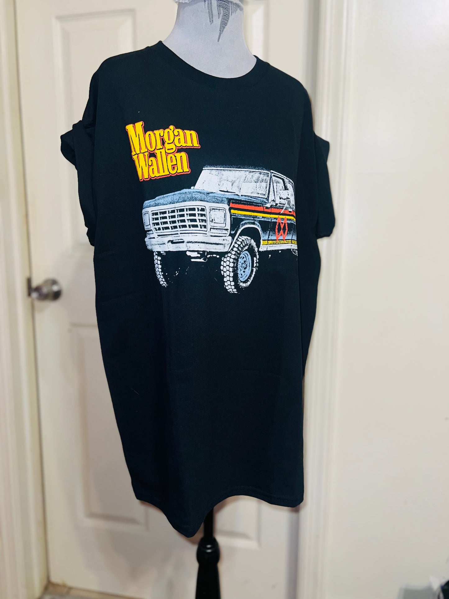 Morgan Wallen Oversized Distressed Tee