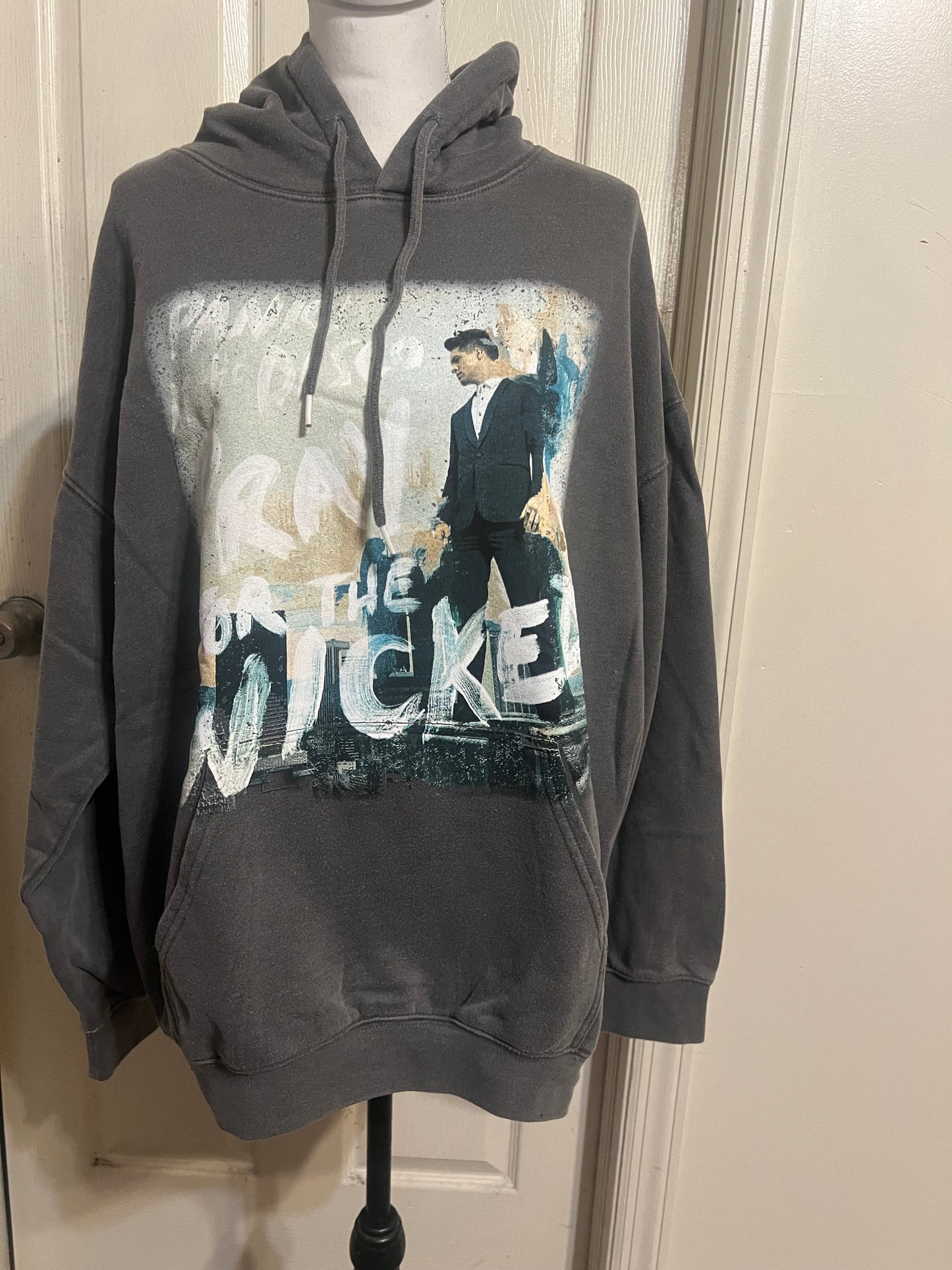 Panic! At The Disco Oversized Distressed Sweatshirt