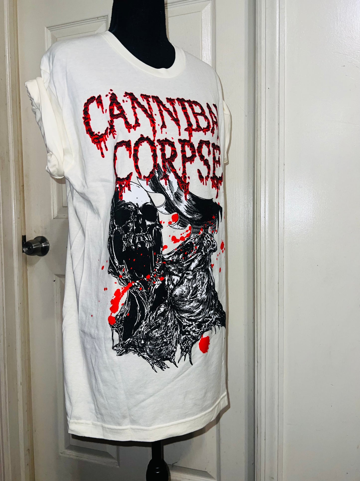 Cannibal Corpse Oversized Distressed Tee