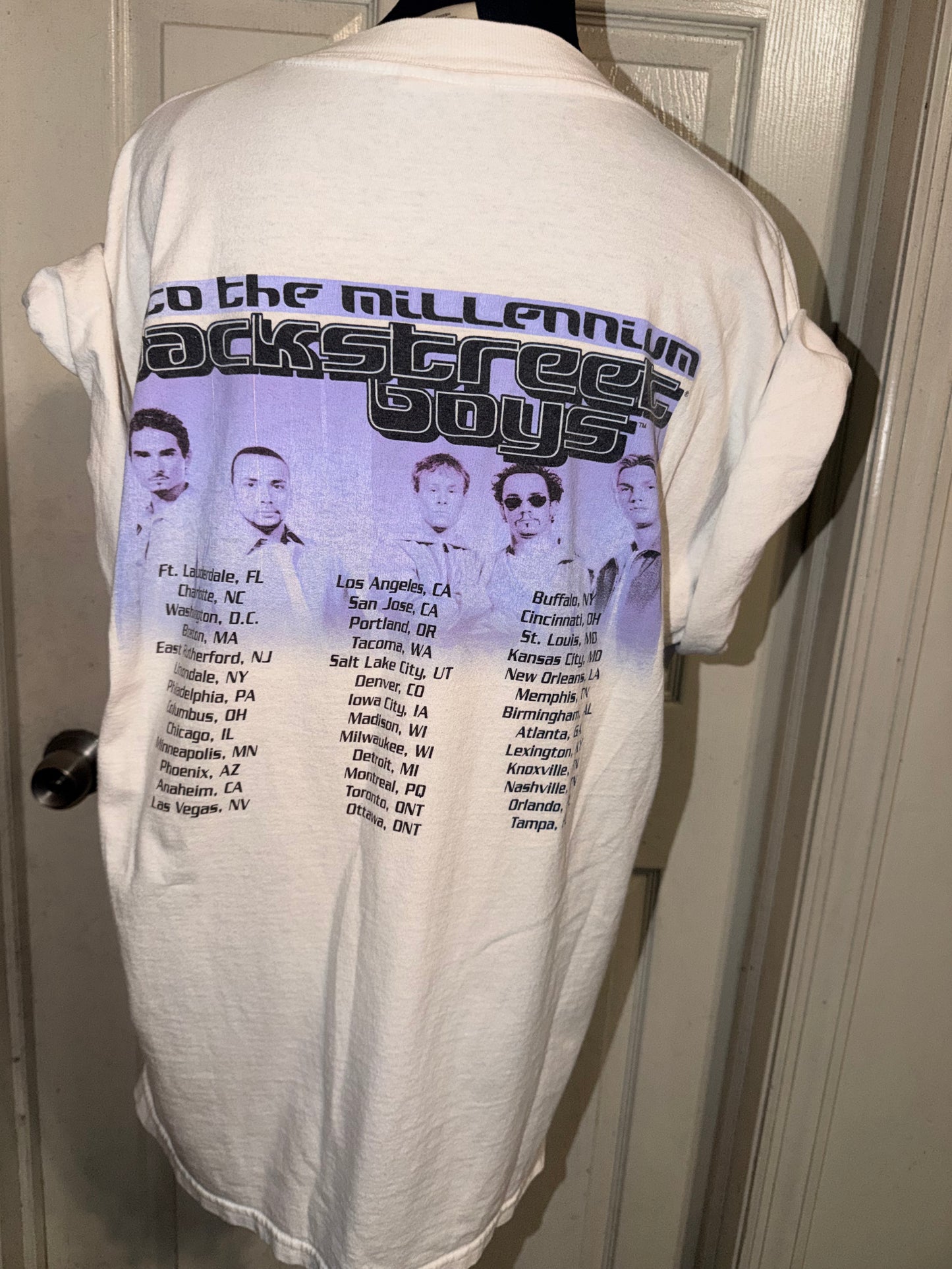 Backstreet Boys Vintage Double Sided Distressed Tee
