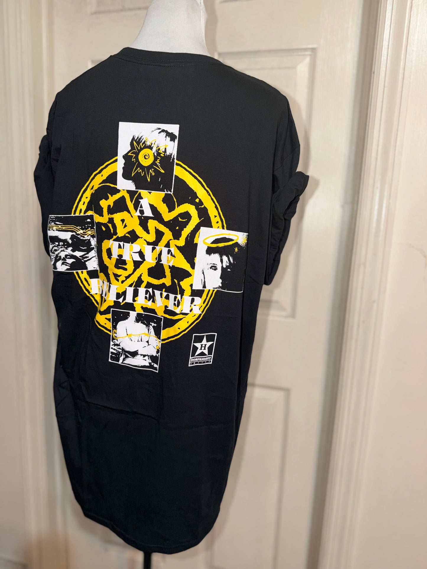 Hayley Williams Double Sided Oversized Distressed Tee