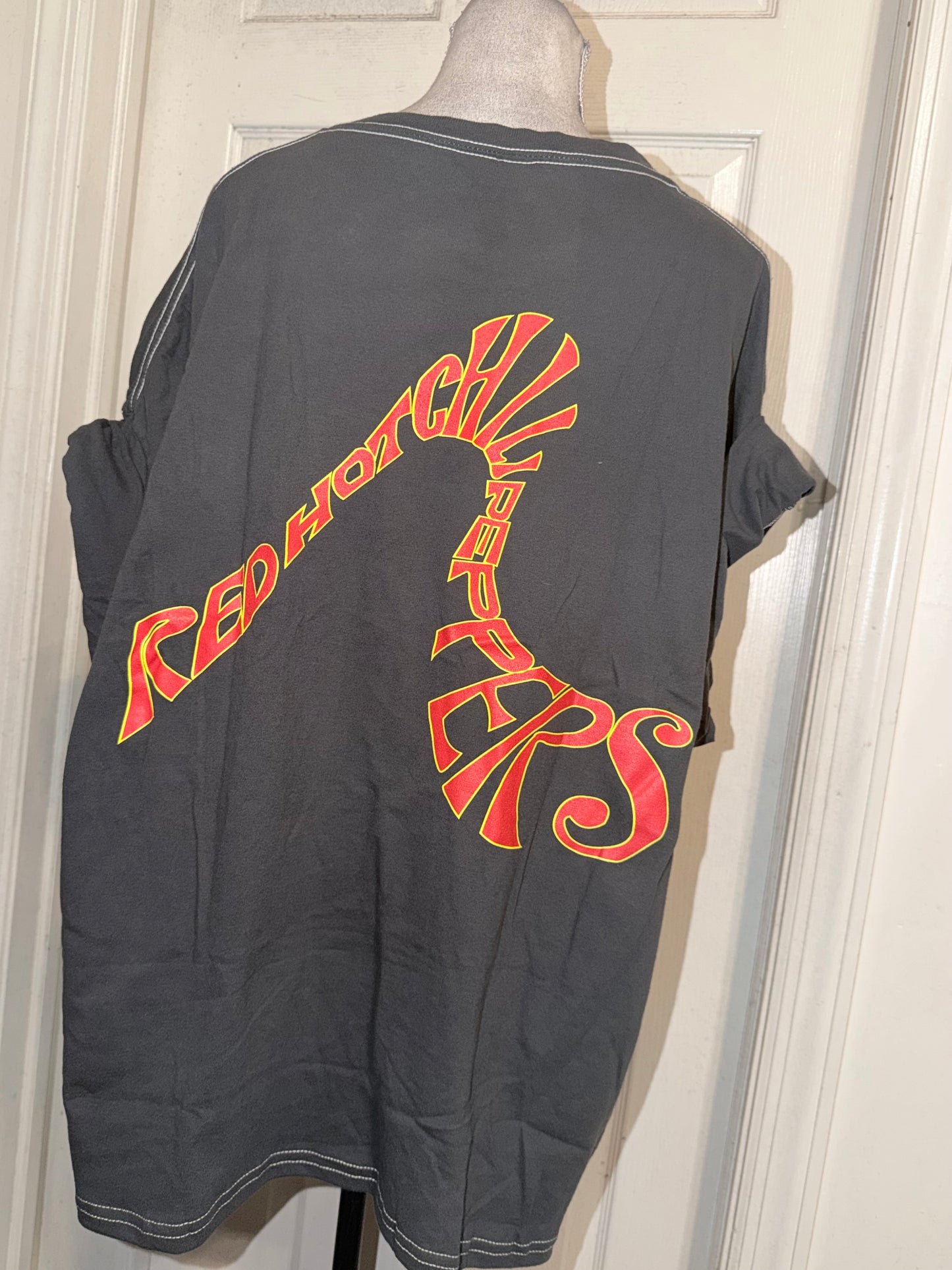 Red Hot Chili Peppers Oversized Distressed Tee