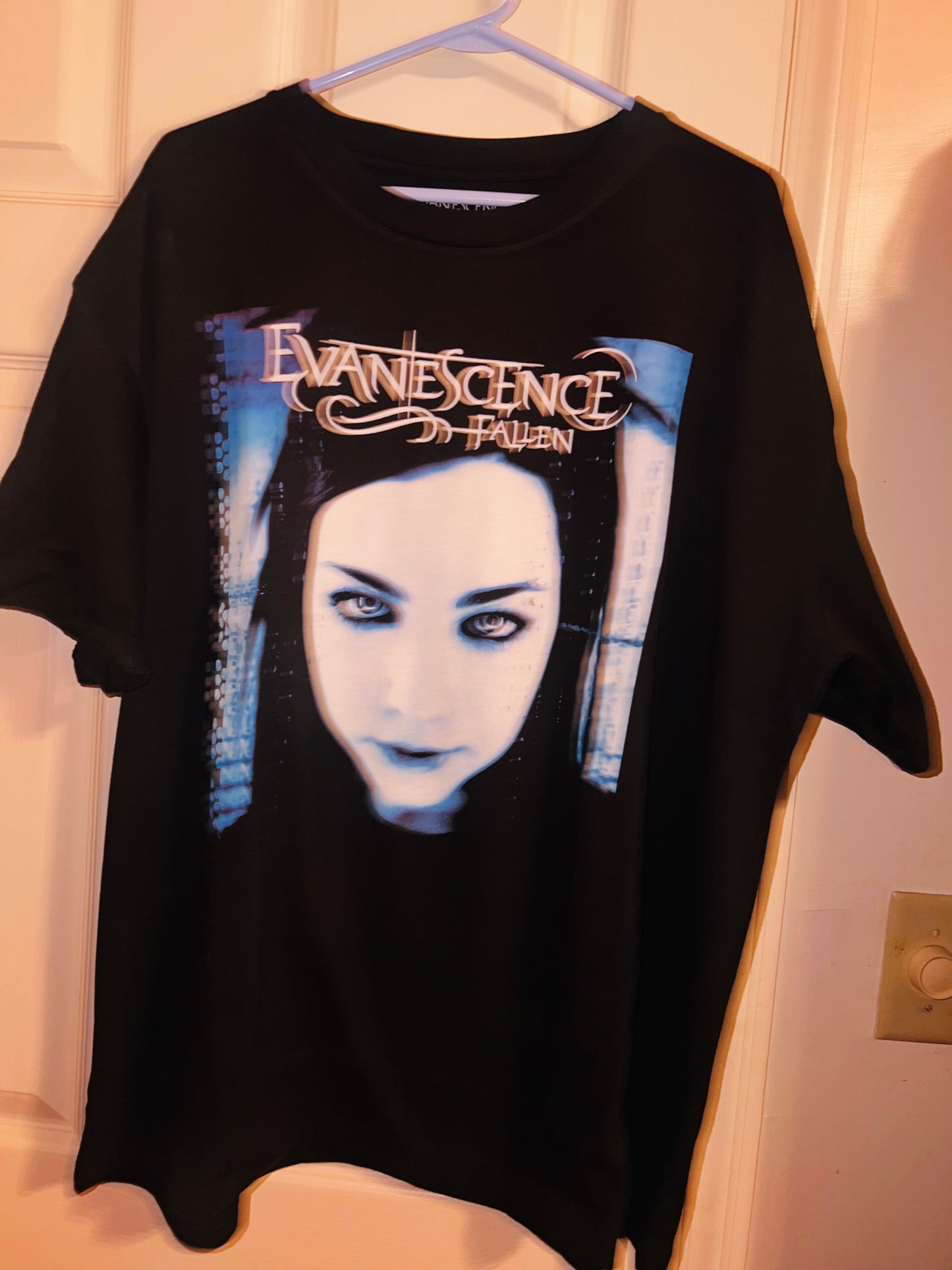 Evanescence Fallen Oversized Distressed Tee