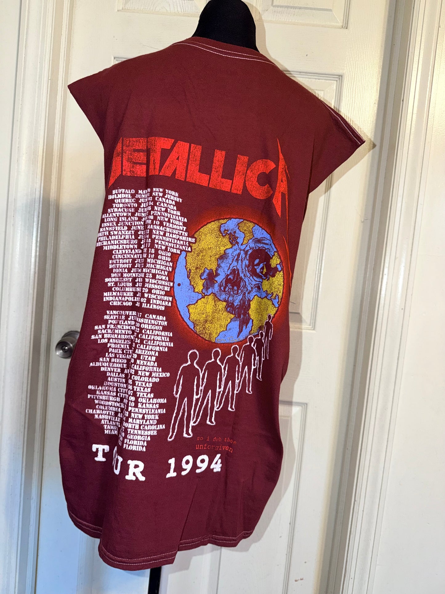 Metallica Oversized Double Sided Tann