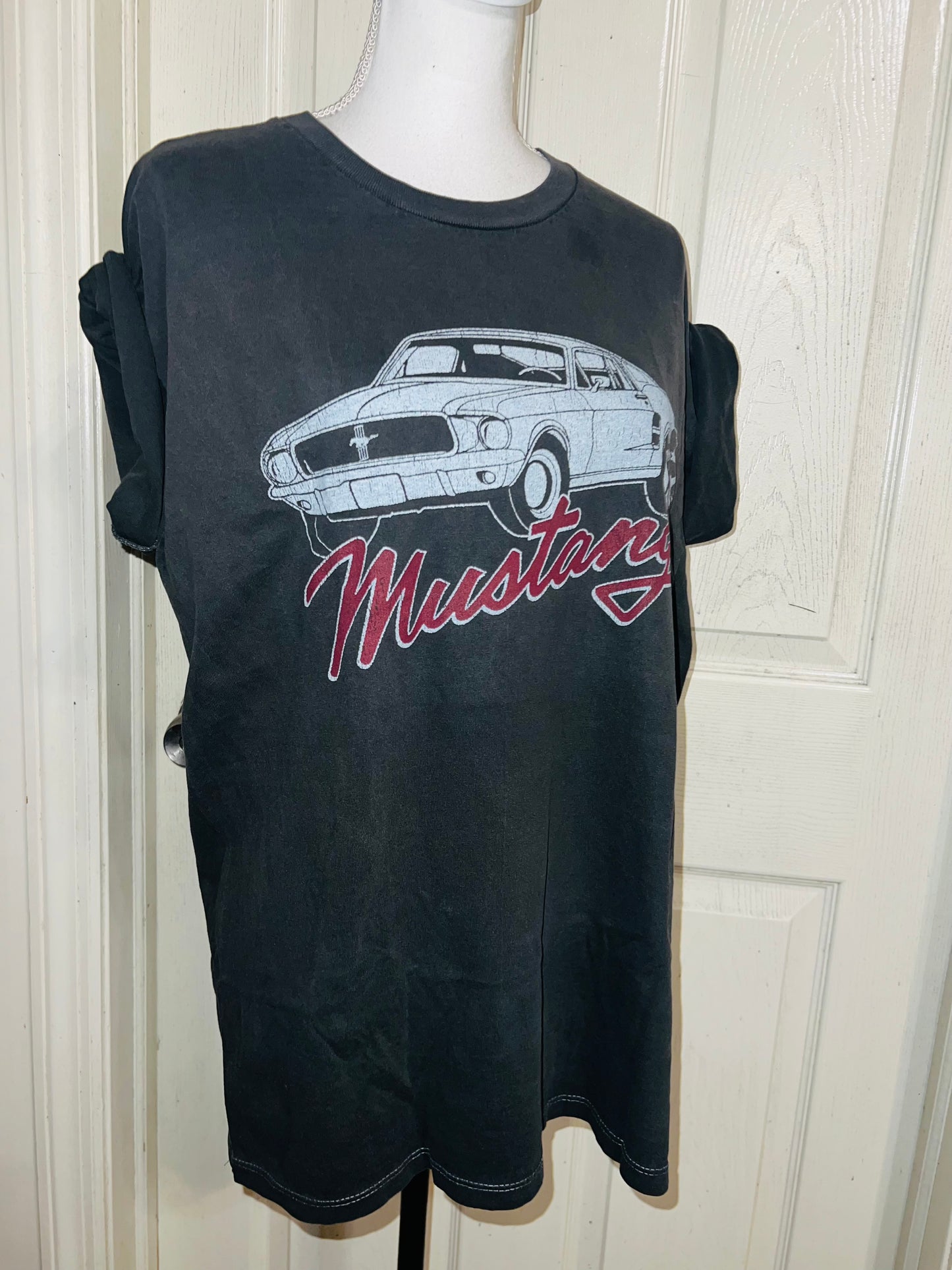 Ford Mustang Oversized Distressed Tee