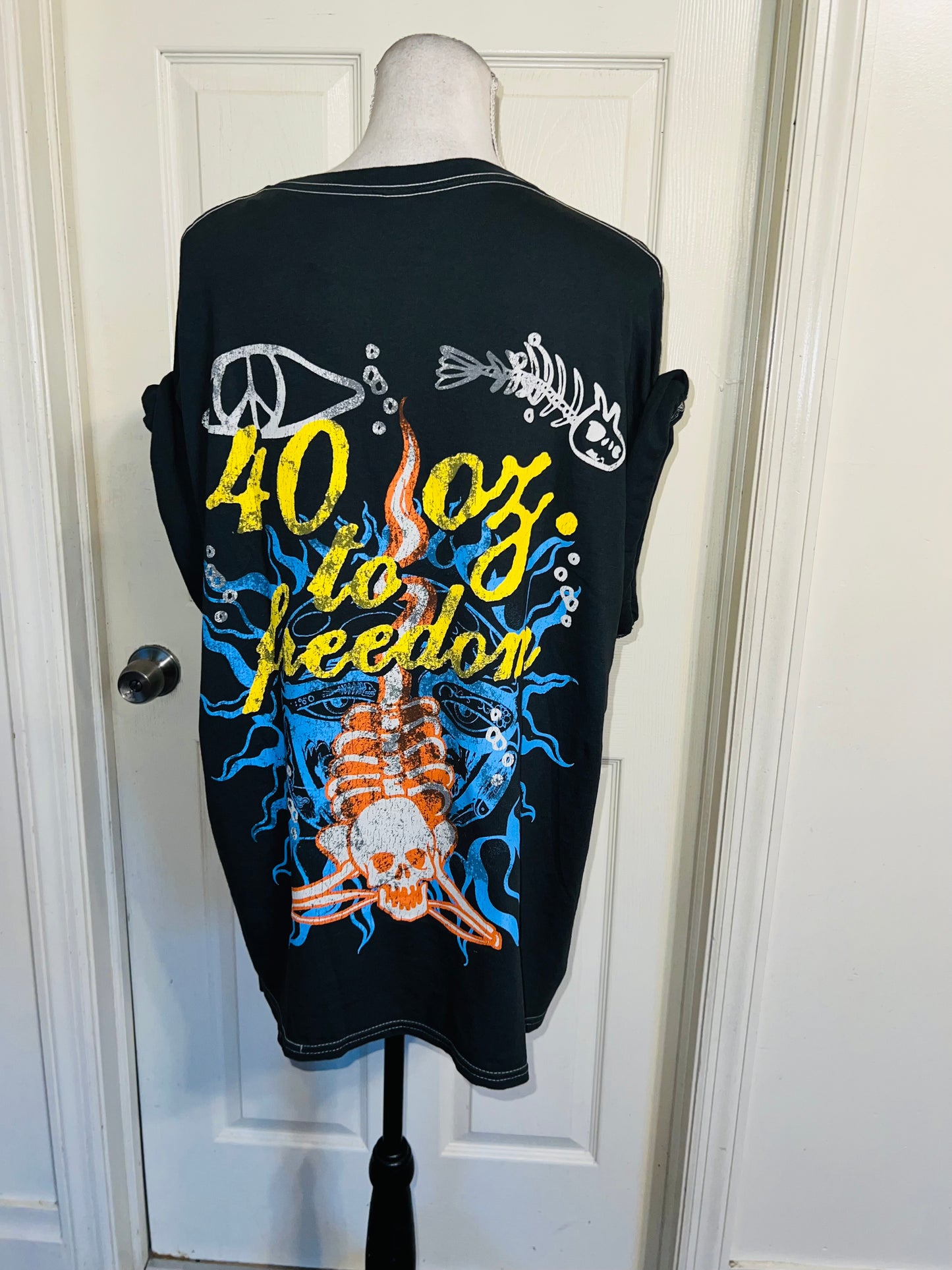 Sublime Double Sided Oversized Distressed Tee