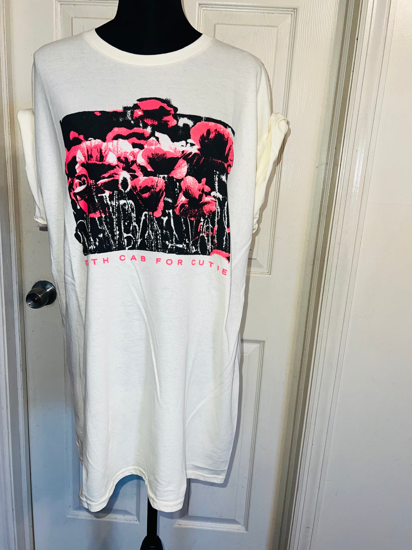 Death Cab for Cutie Oversized Distressed Tee
