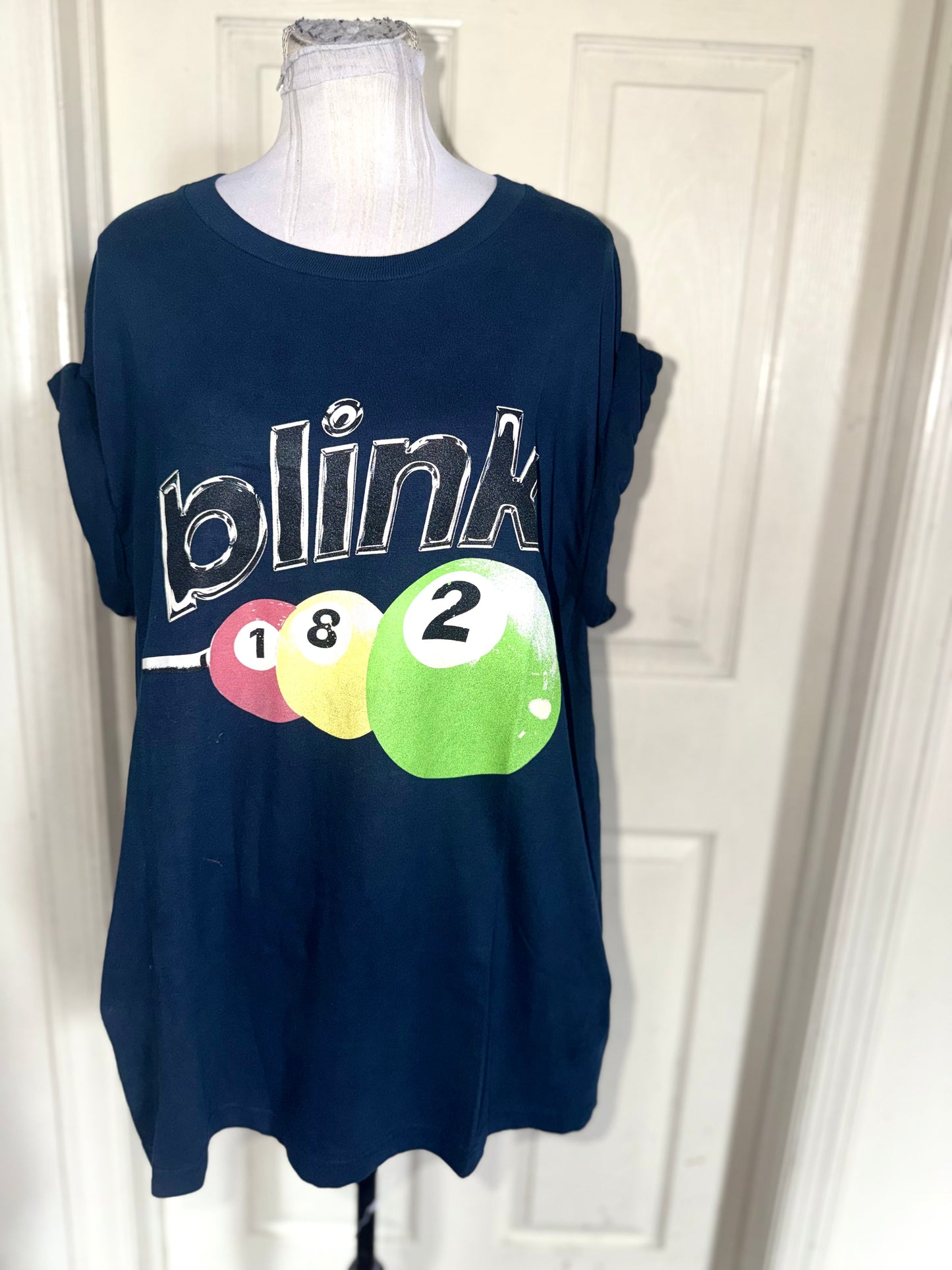 Blink-182 Oversized Distressed Tee