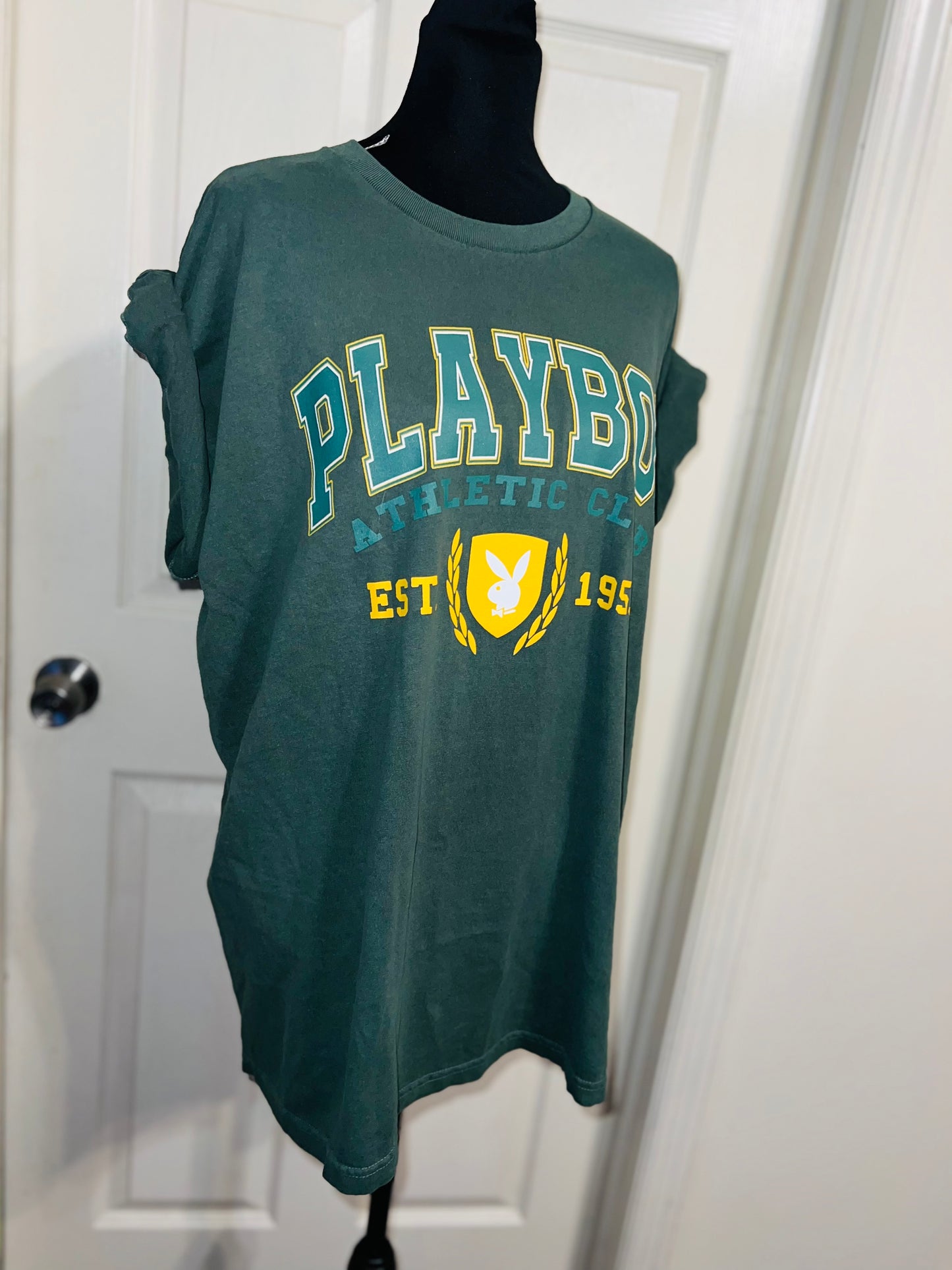 Playboy Oversized Distressed Tee