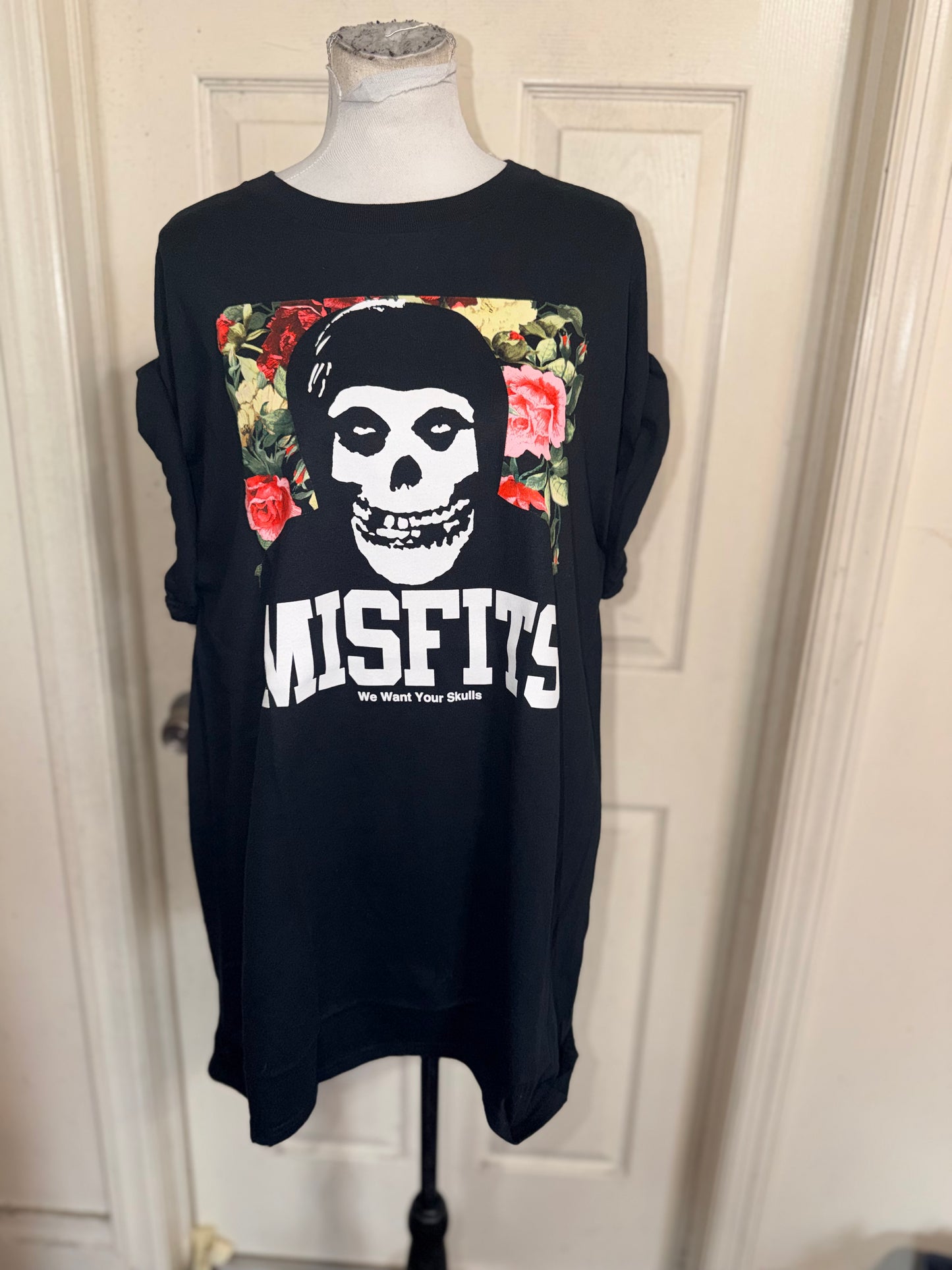 The Misfits Oversized Distressed Tee
