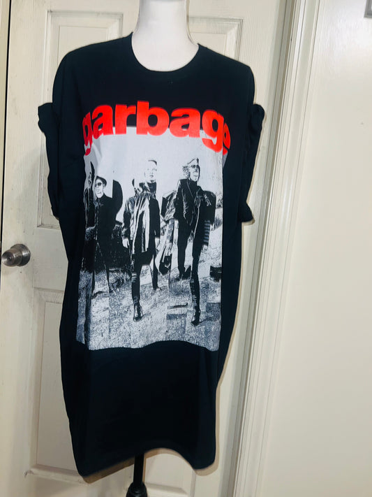 Garbage Oversized Distressed Tee
