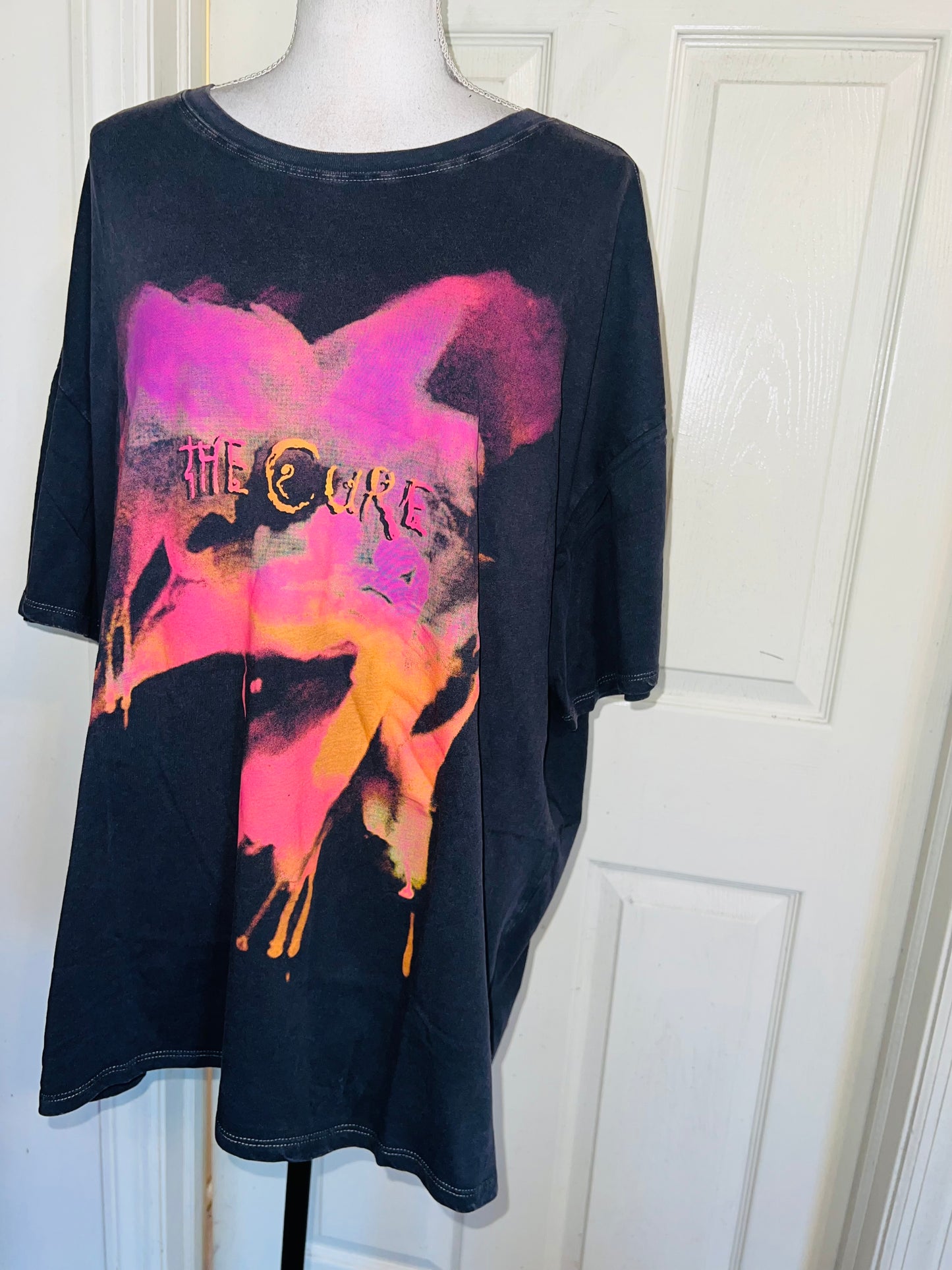 The Cure Oversized Distressed Tee