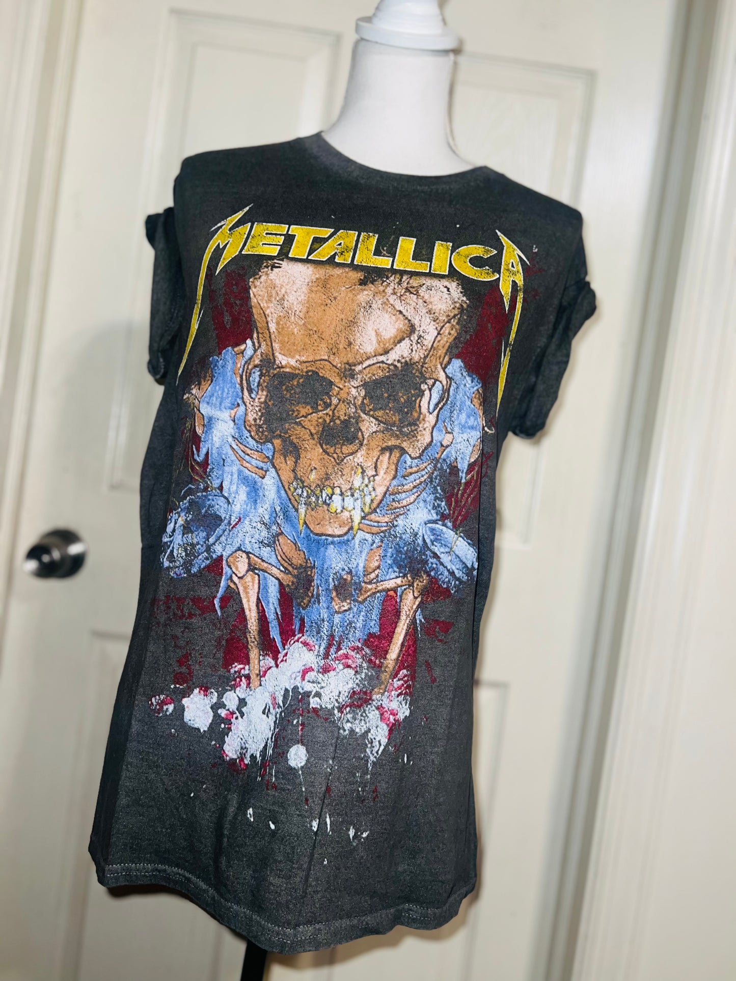 Metallica Oversized Distressed Tee