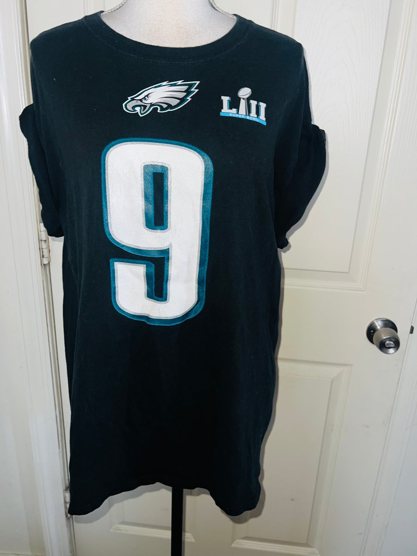 Philadelphia Eagles Nick Foles Super Bowl Distressed Tee