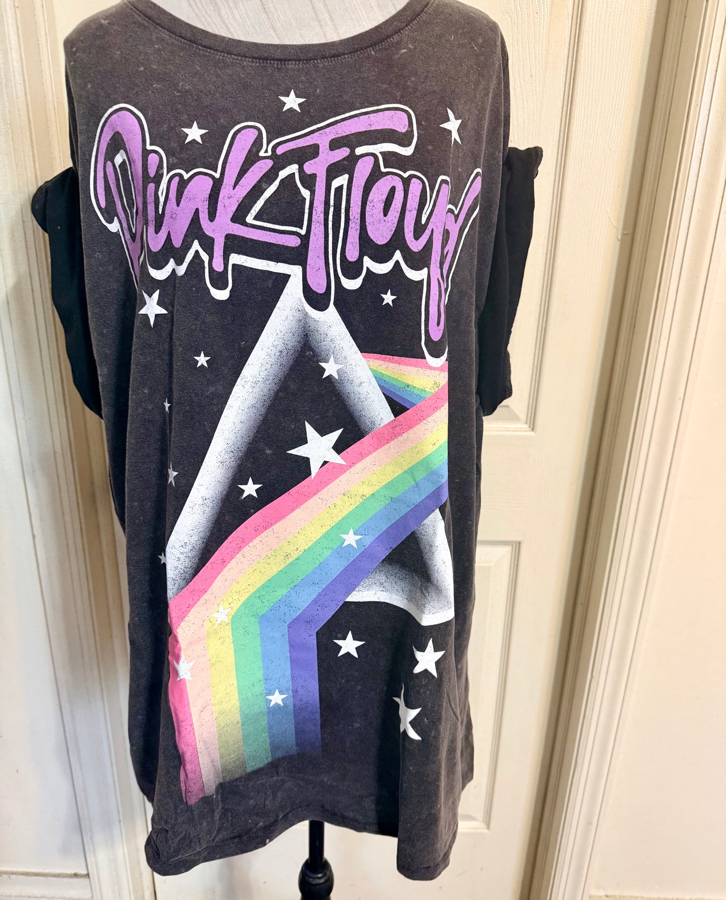 Pink Floyd Double Sided Oversized Distressed Tee