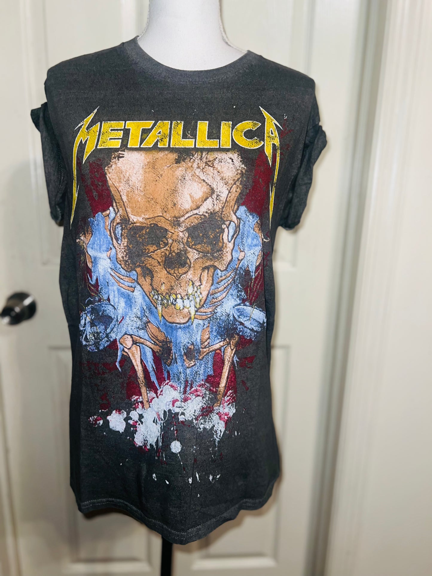 Metallica Oversized Distressed Tee