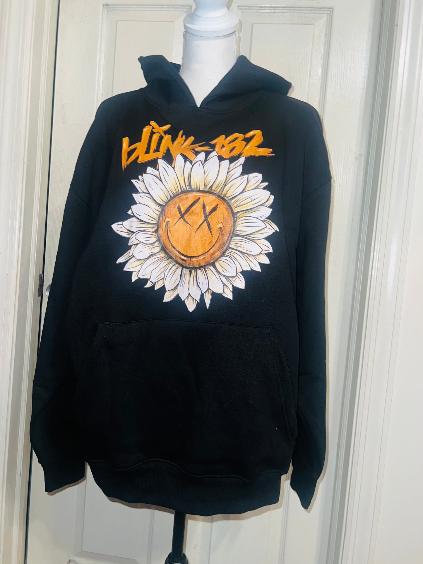 Blink 182 Oversized Distressed Sweatshirt