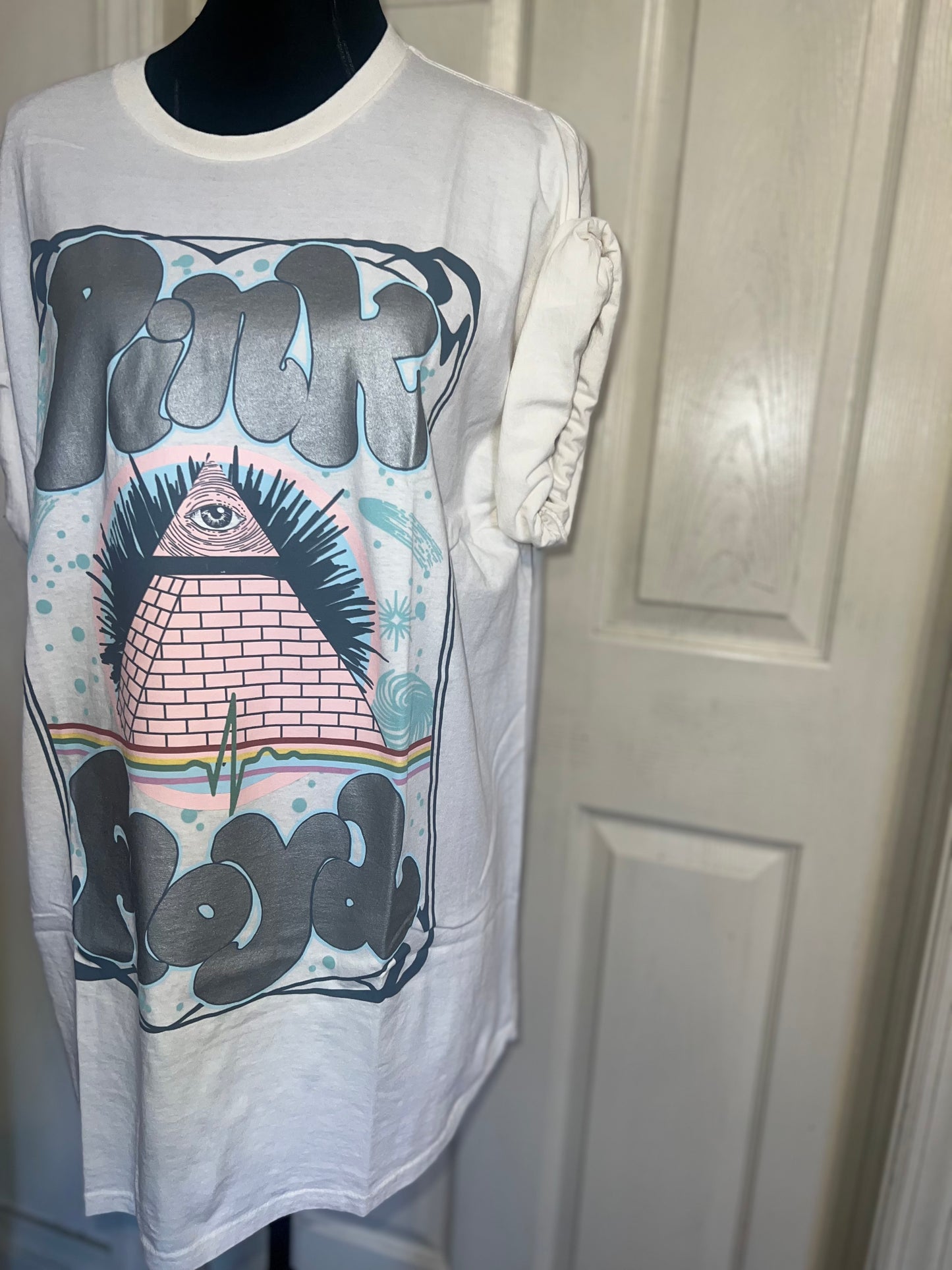 Pink Floyd Oversized Distressed Tee