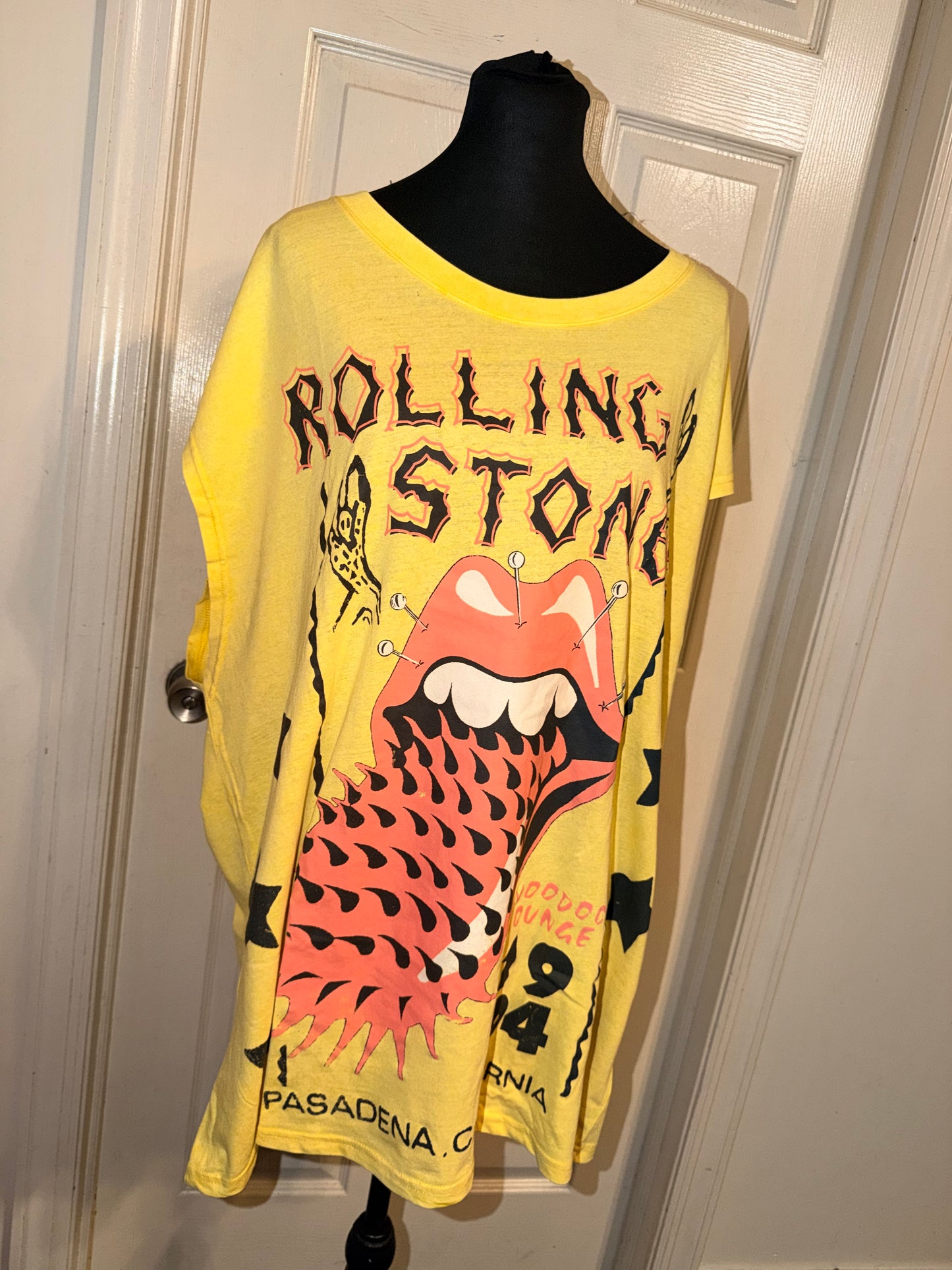 The Rolling Stones Oversized Distressed Tank