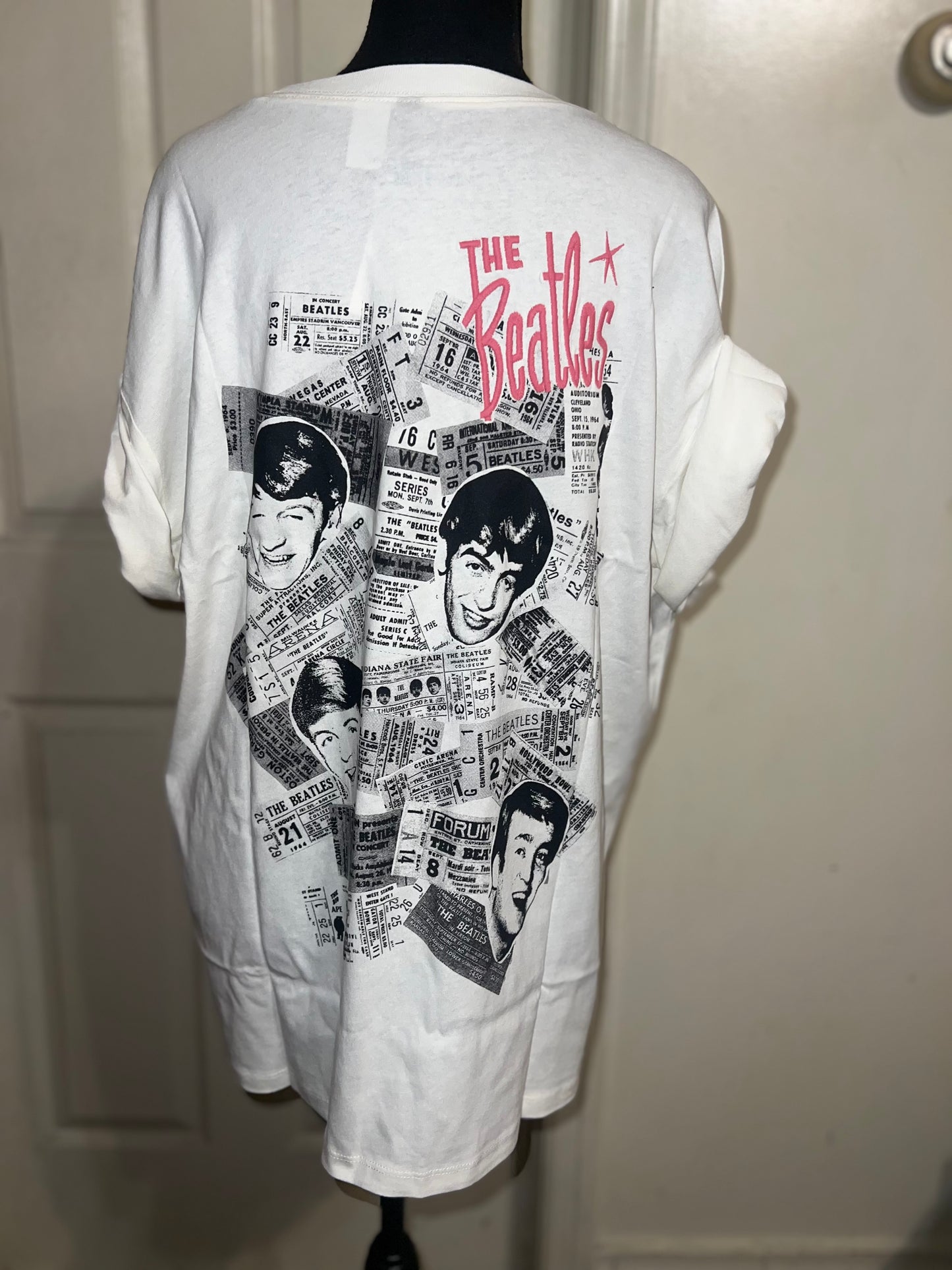 The Beatles Double Sided Oversized Tee