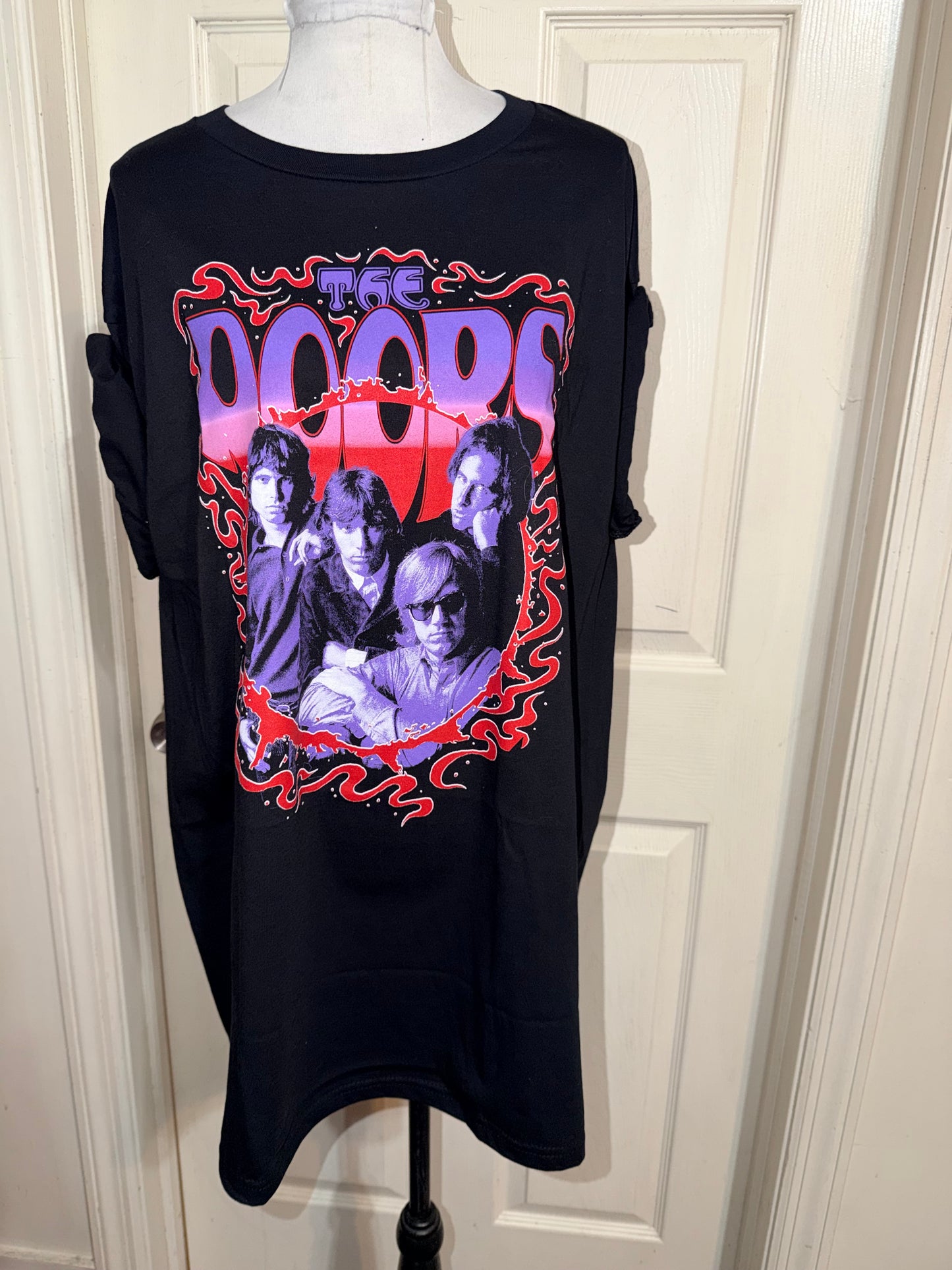 The Doors Double Sided Oversized Distressed Tee