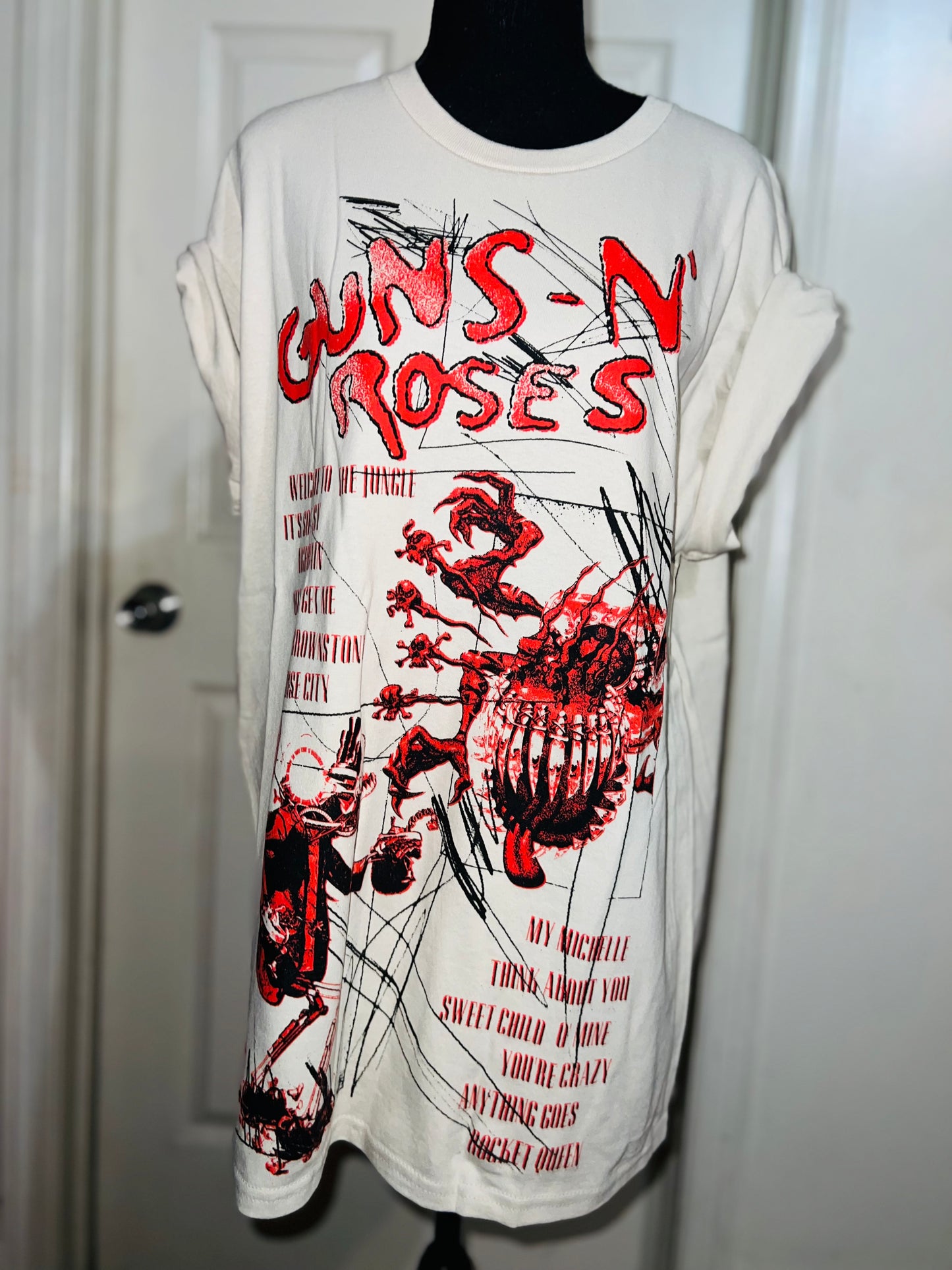 Guns n’ Roses Oversized Distressed Tee