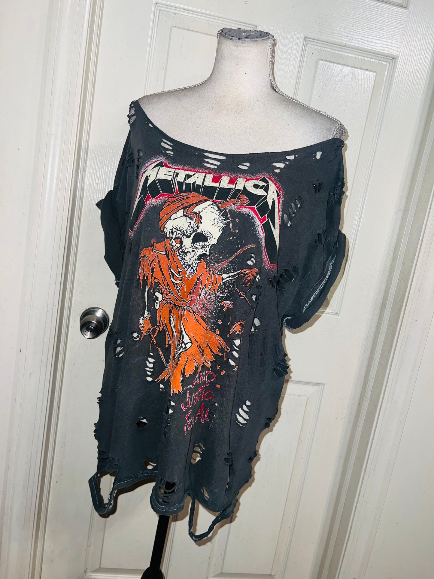 Metallica Oversized Distressed Tee (As Is)