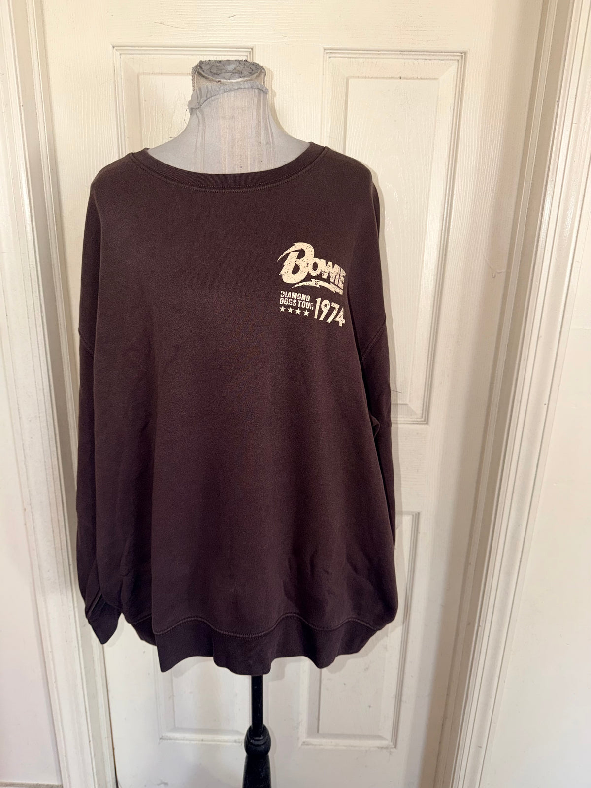 David Bowie Double Sided Oversized Sweatshirt