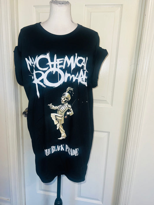 My Chemical Romance Oversized Distressed Tee