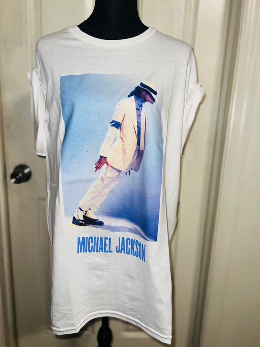 Michael Jackson Oversized Distressed T-Shirt