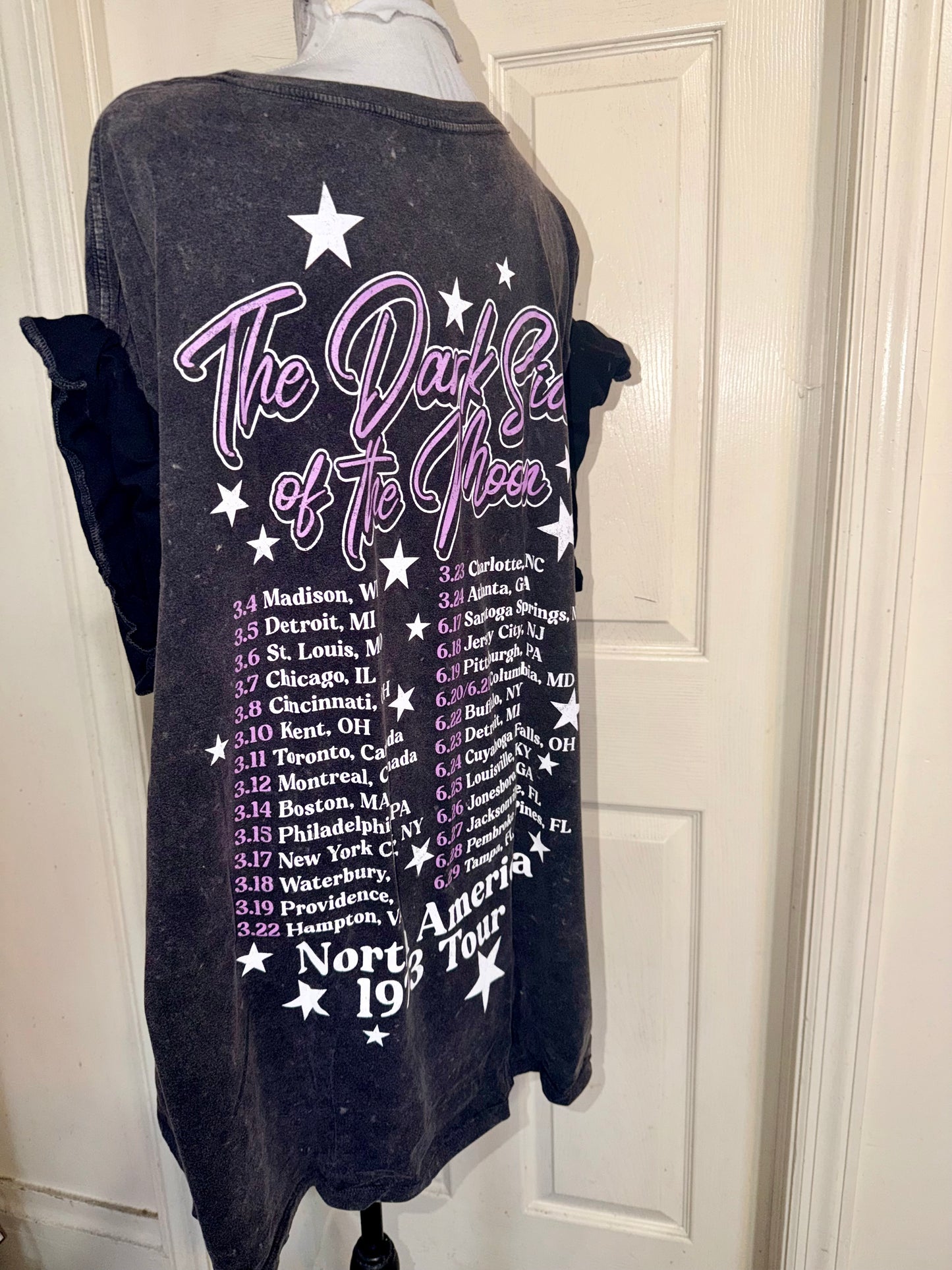 Pink Floyd Double Sided Oversized Distressed Tee