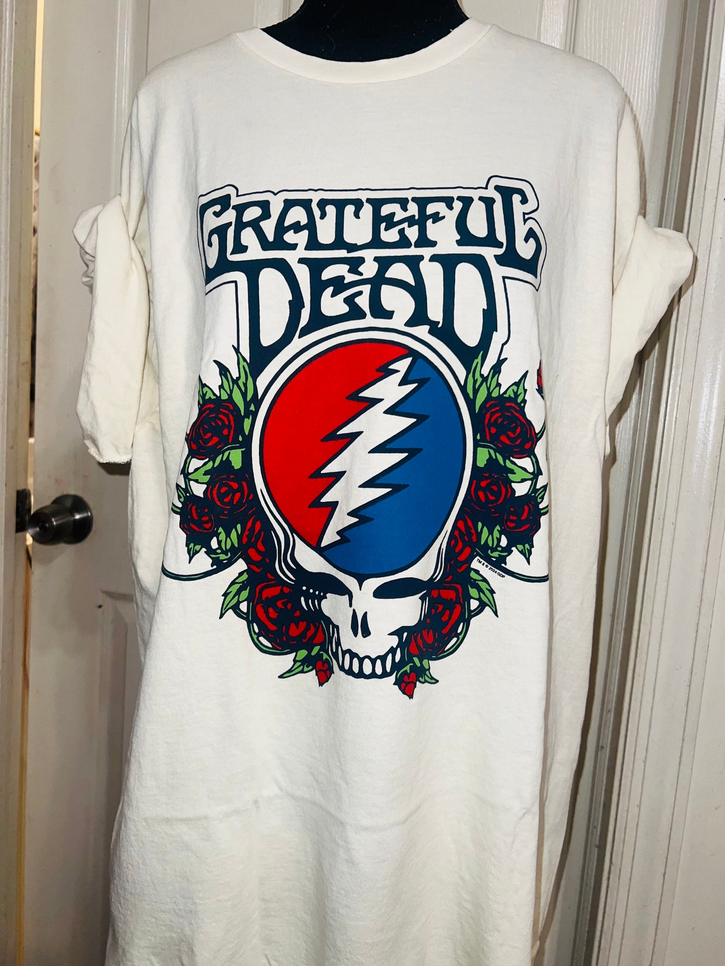 Grateful Dead Oversized Distressed Tee