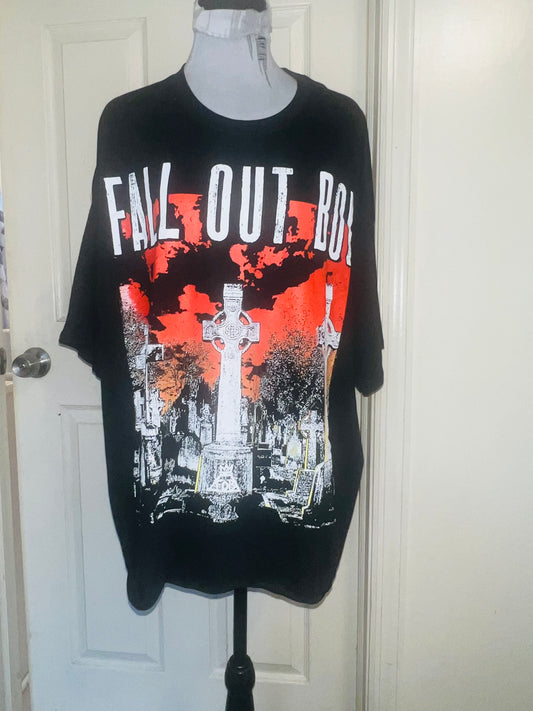 Fall Out Boy Oversized Distressed Tee