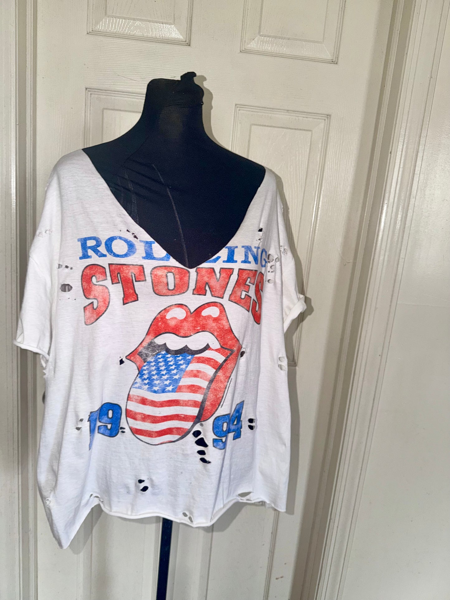 The Rolling Stones Open Back Bow Tee (as is)