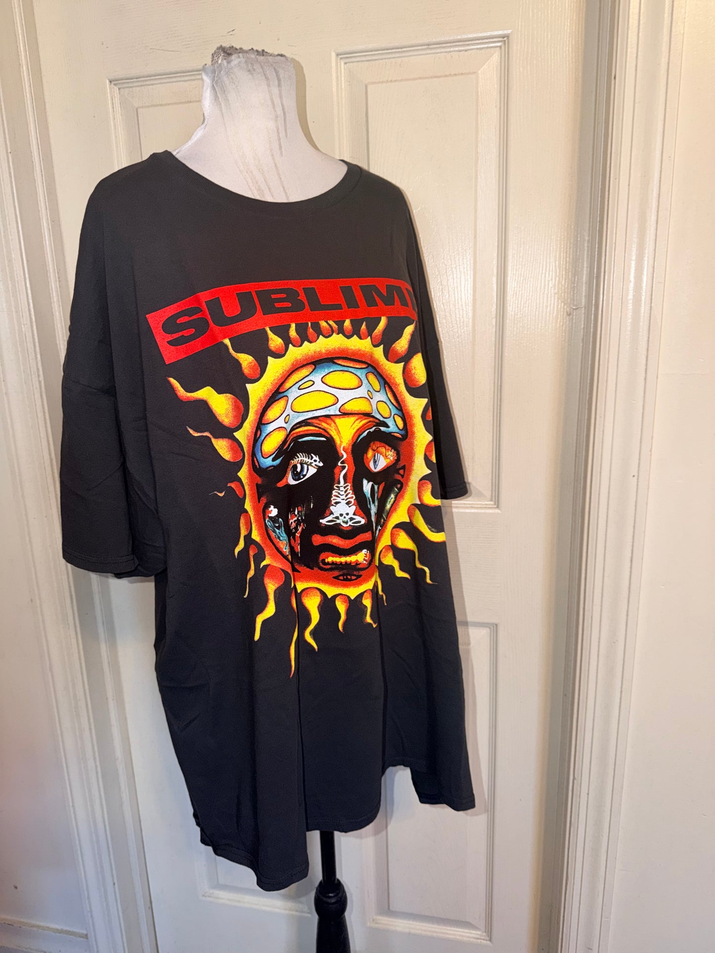Sublime Double Sided Oversized Distressed Tee