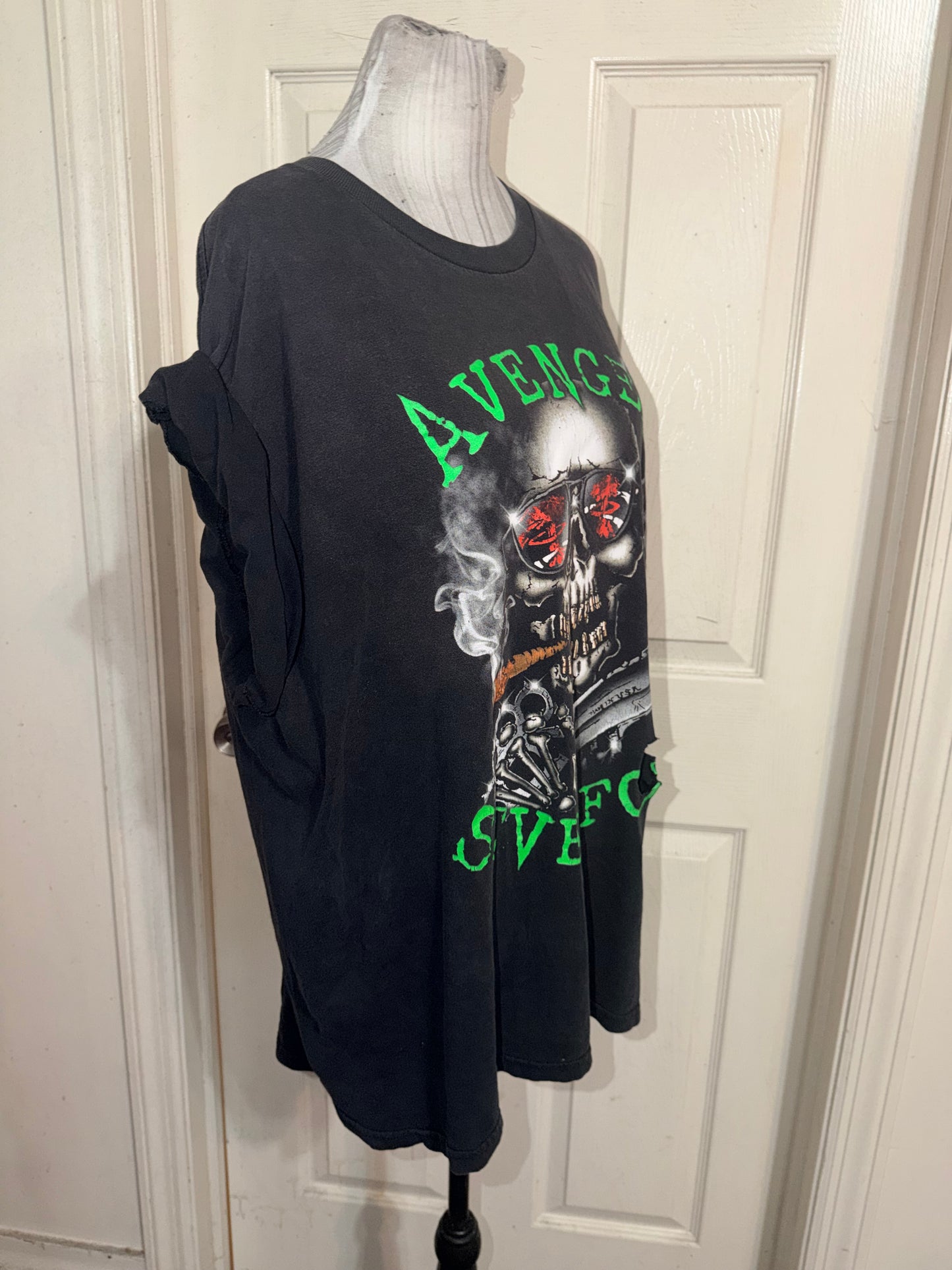 Avenged Sevenfold Vintage Oversized Distressed Tee
