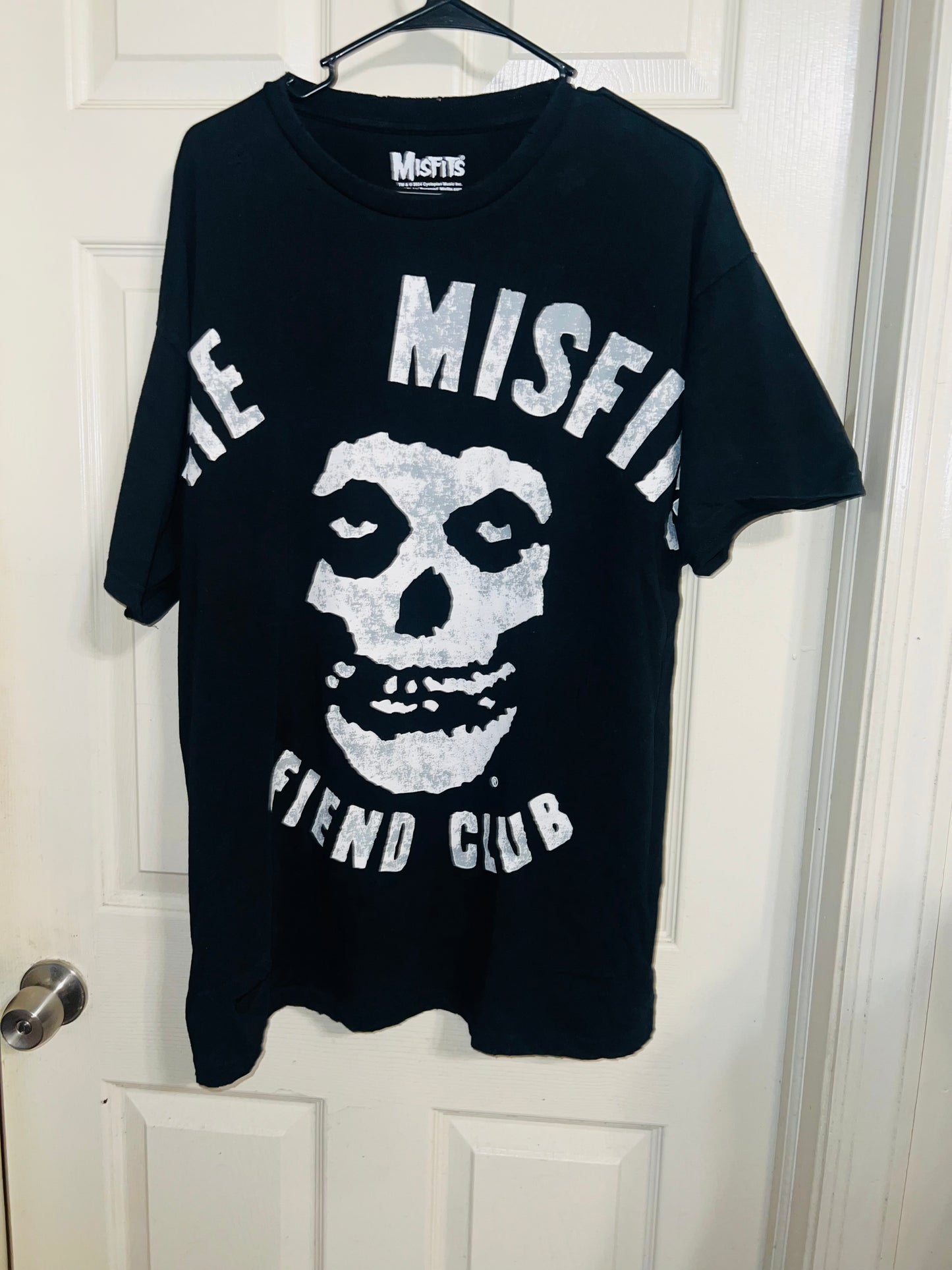 The Misfits Fiend Club Oversized Distressed Tee