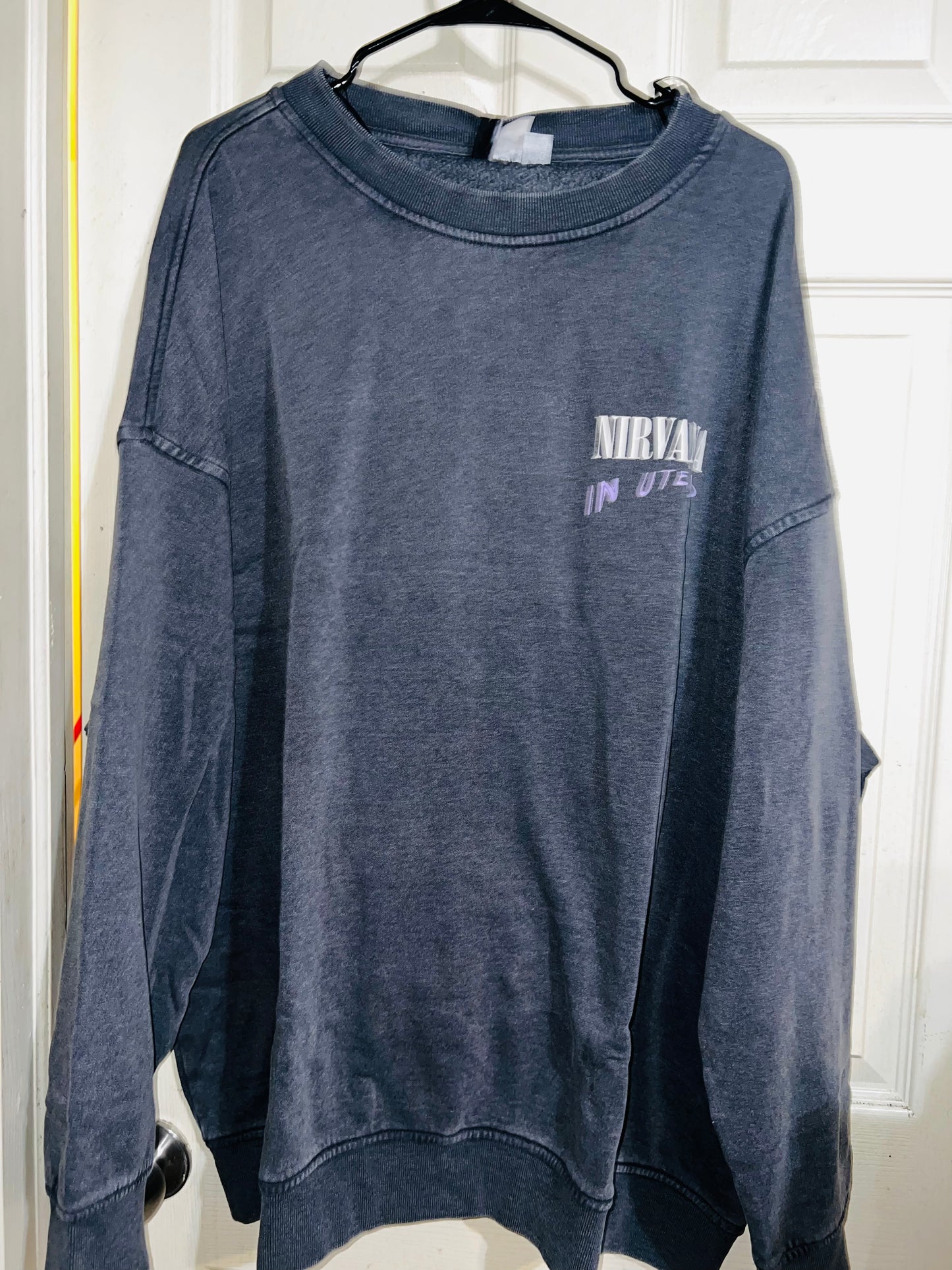 Nirvana Oversized Double Sided Sweatshirt