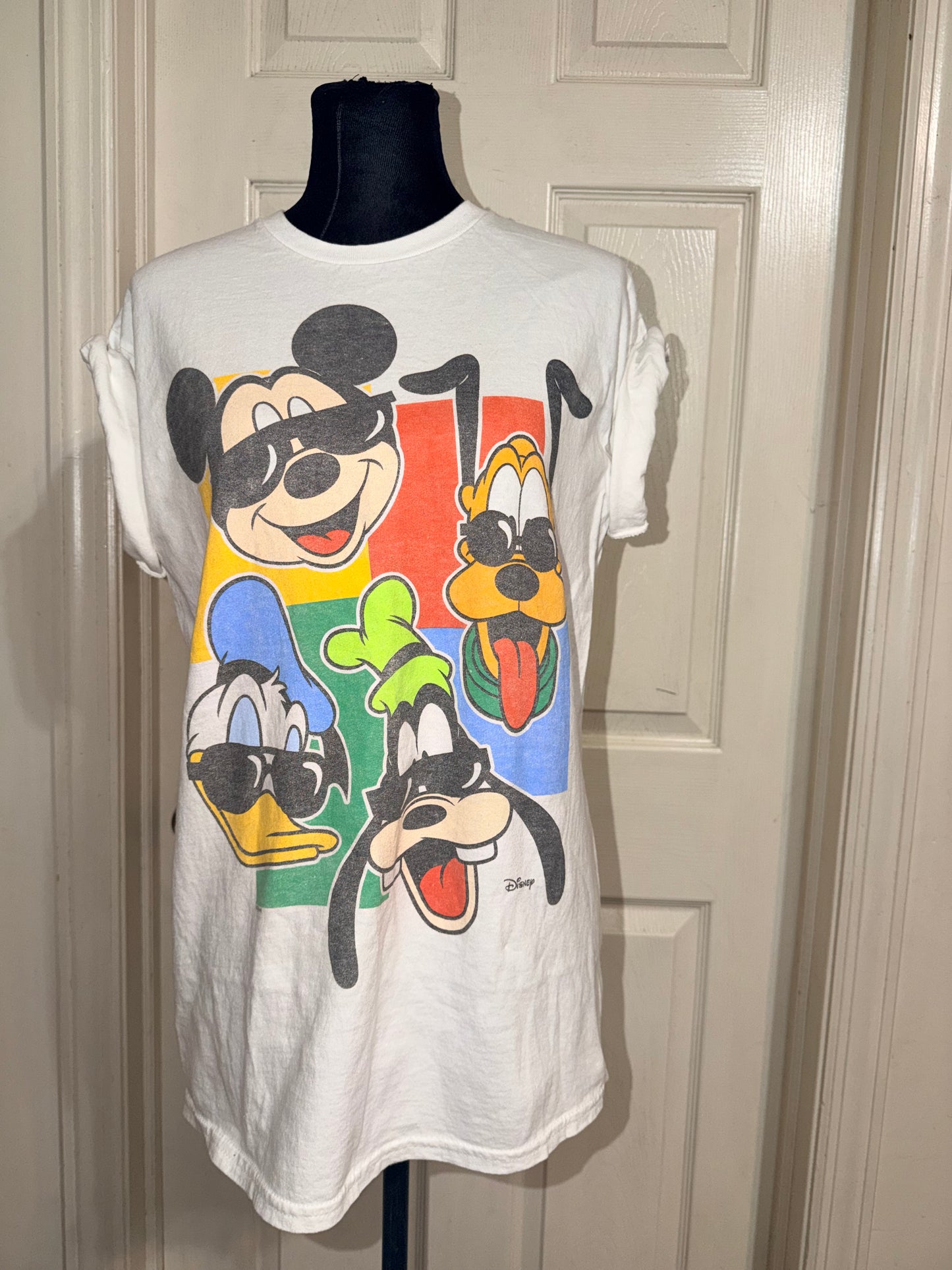 Disney Mickey Mouse Oversized Distressed Tee