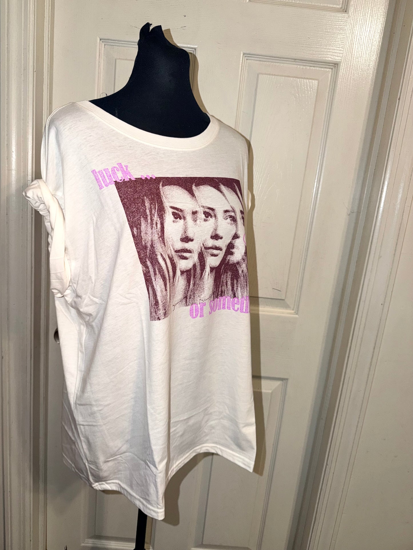 Hilary Duff Distressed Tee