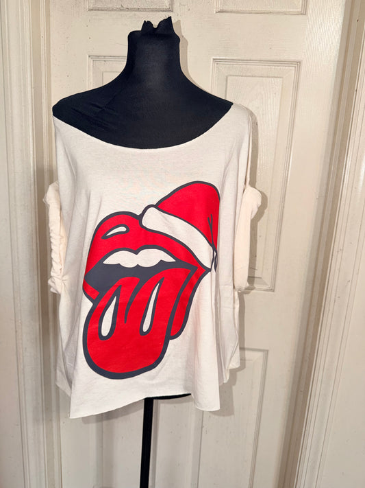 The Rolling Stones OFTS Oversized Distressed Tee