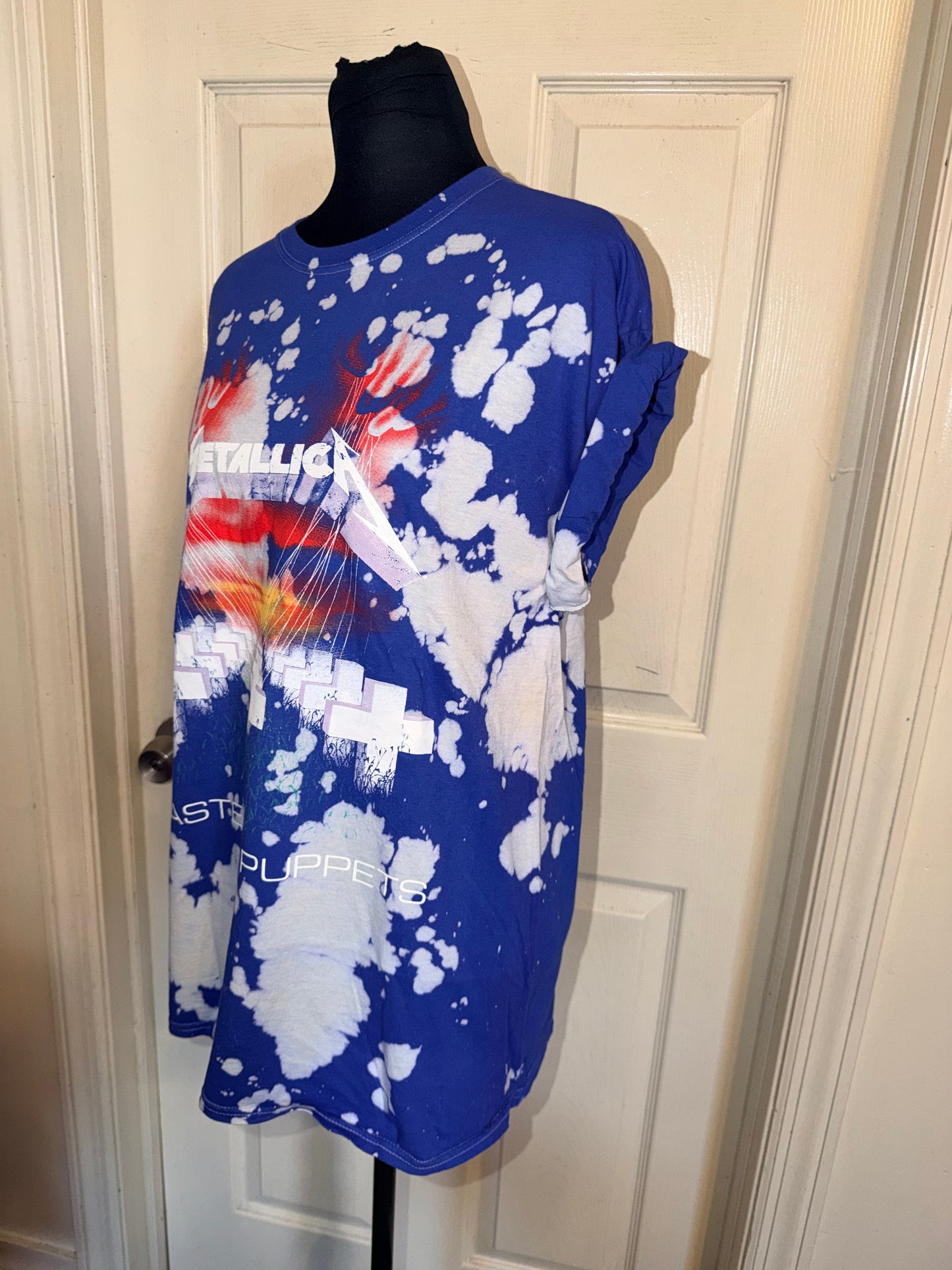 Metallica Oversized Distressed Tee