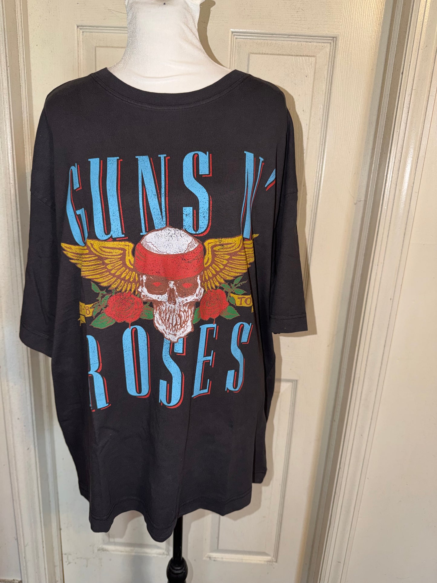 Guns N’ Roses Double Sided Oversized Distressed Tee