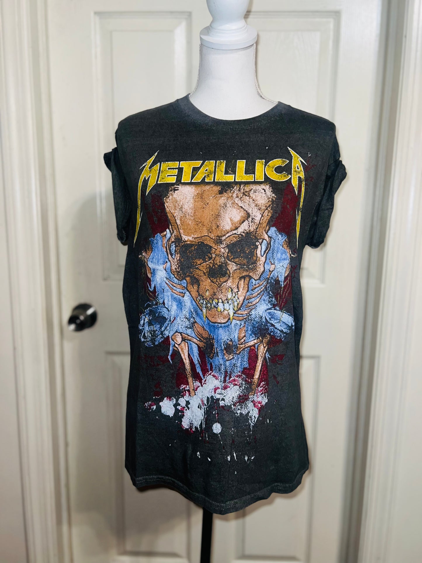 Metallica Oversized Distressed Tee