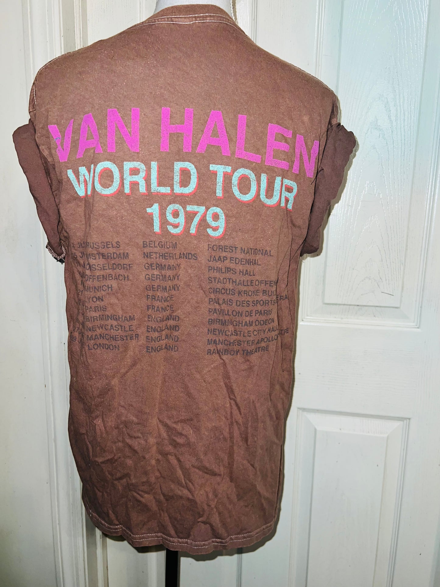 Van Halen 1979 Oversized Distressed Tee