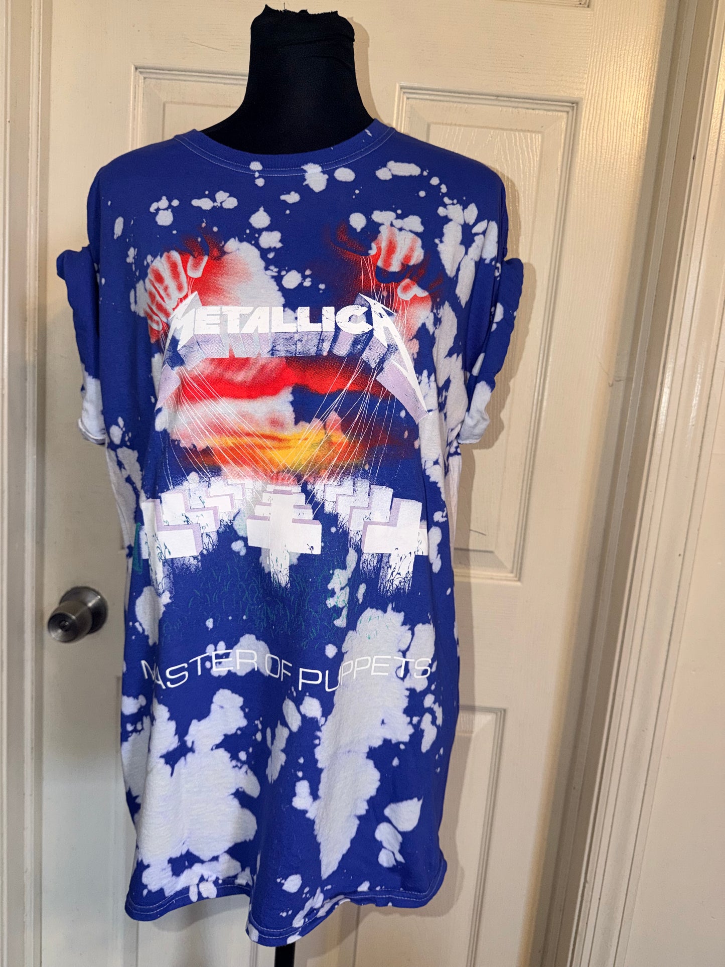 Metallica Oversized Distressed Tee