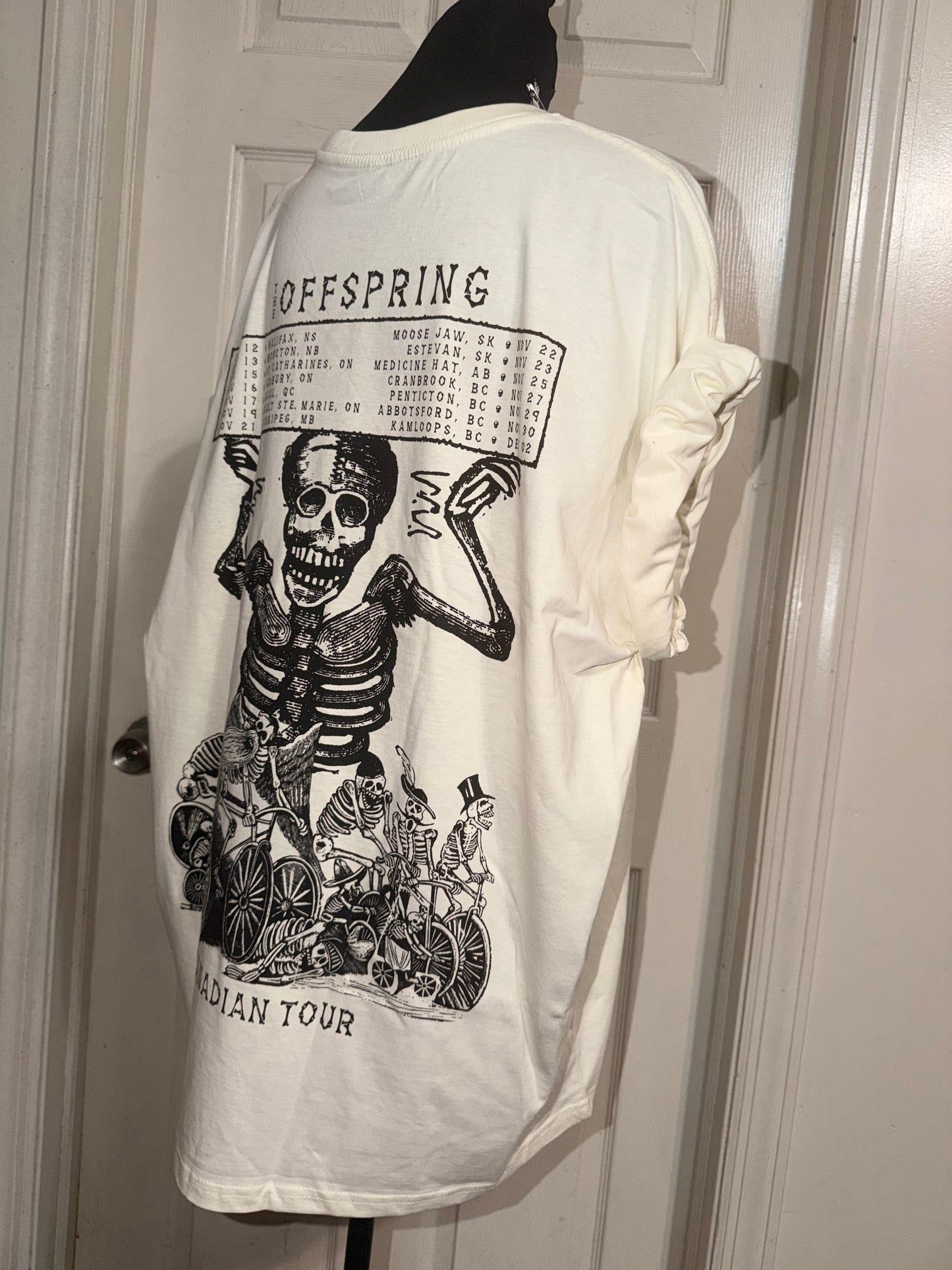 The Offspring Double Sided Oversized Distressed Tee