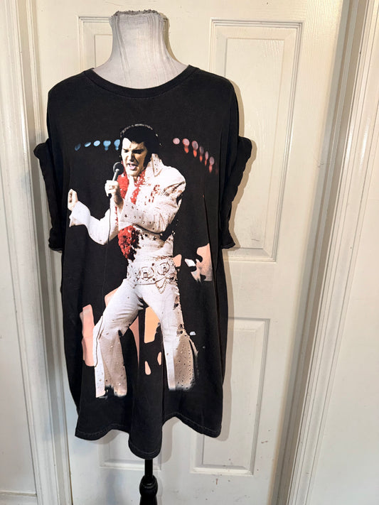 Elvis Presley Double Sided Oversized Tee