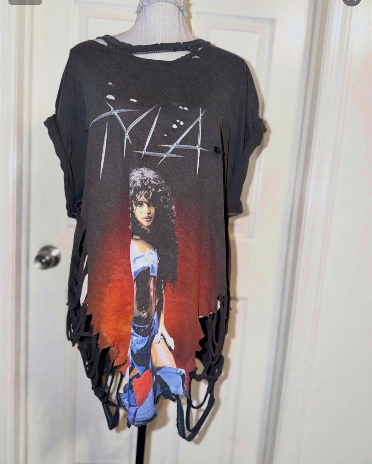 Tyla Oversized Distressed Tee (as is)