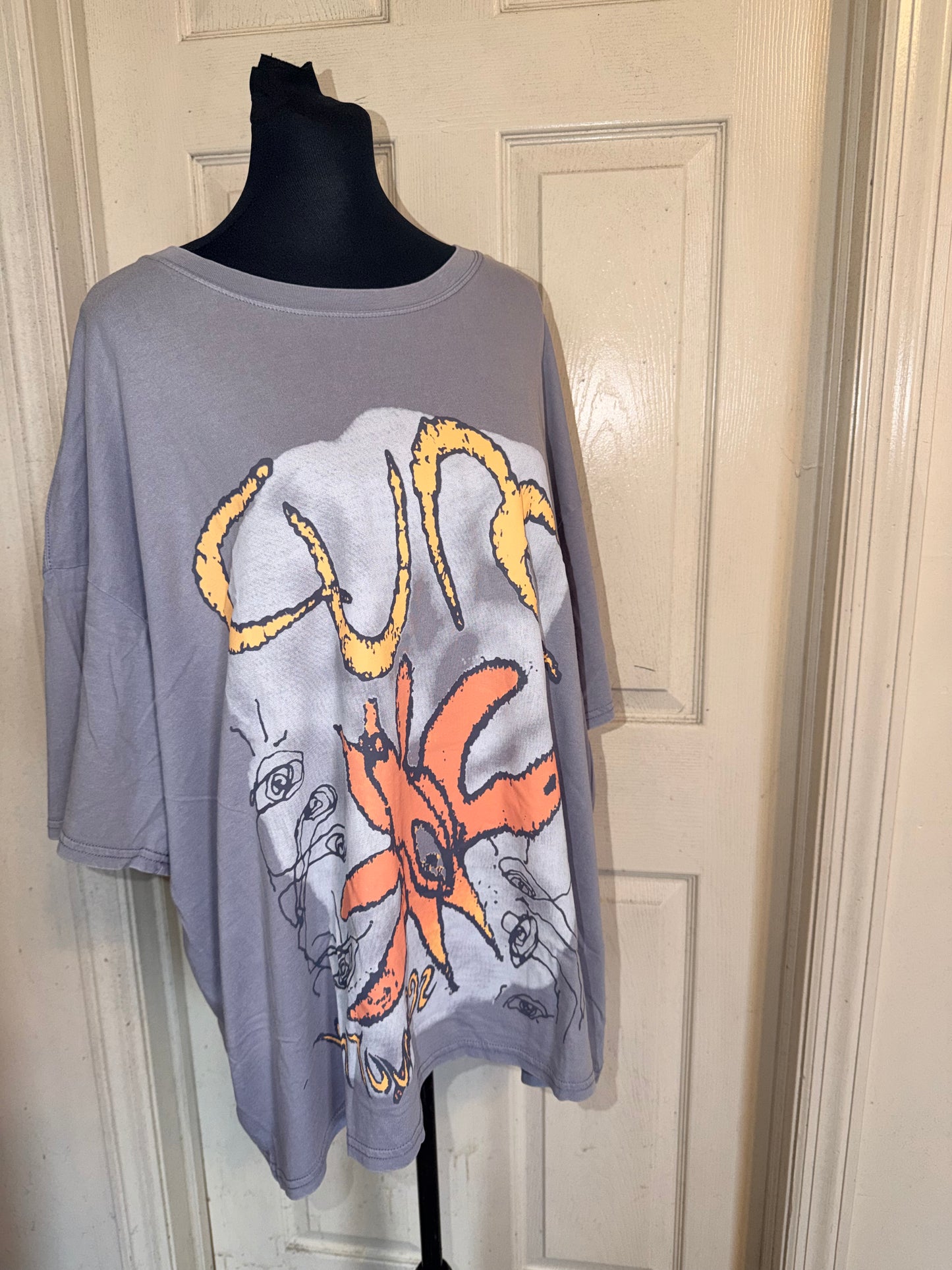 The Cure Oversized Distressed Tee